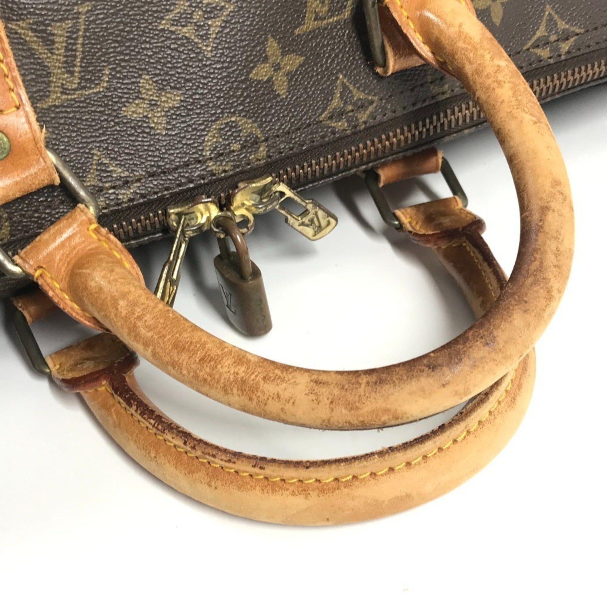 Louis Vuitton Brown Monogram Canvas Boston Bag Handbag (Pre-Owned)