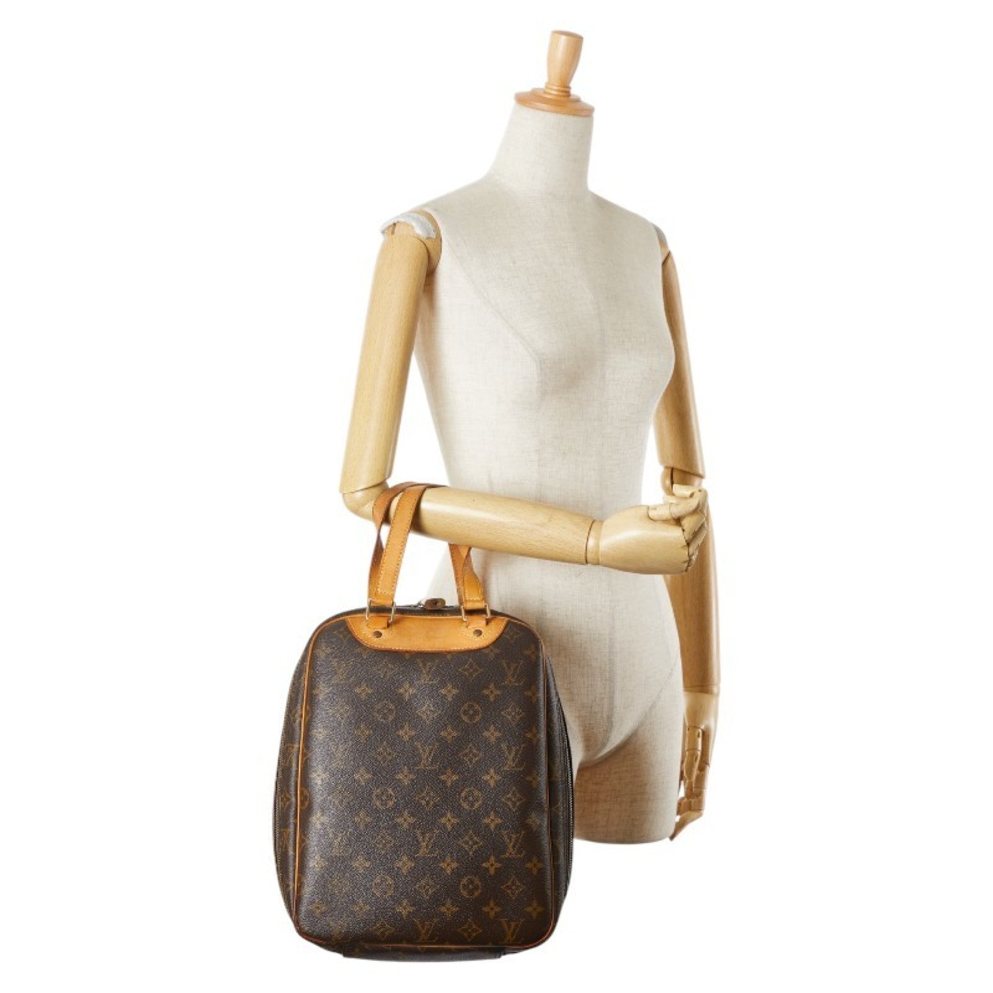 Louis Vuitton Monogram Brown Pvc Leather Handbag (Pre-Owned)