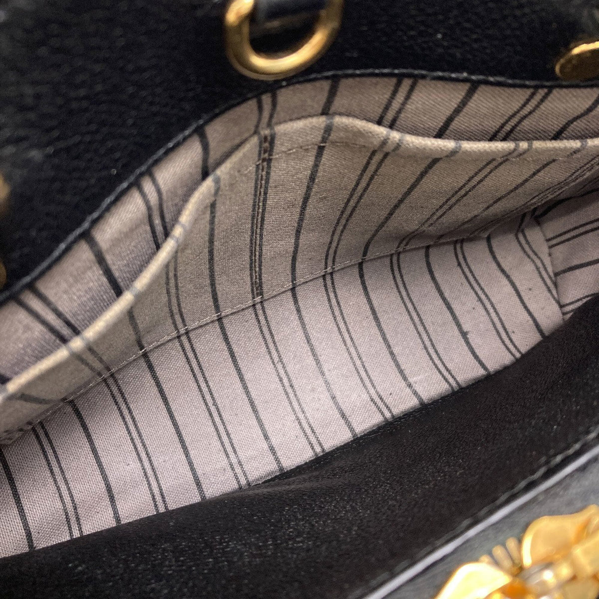 Louis Vuitton Empreinte Black Monogram Empreinte Handbag (Pre-Owned)