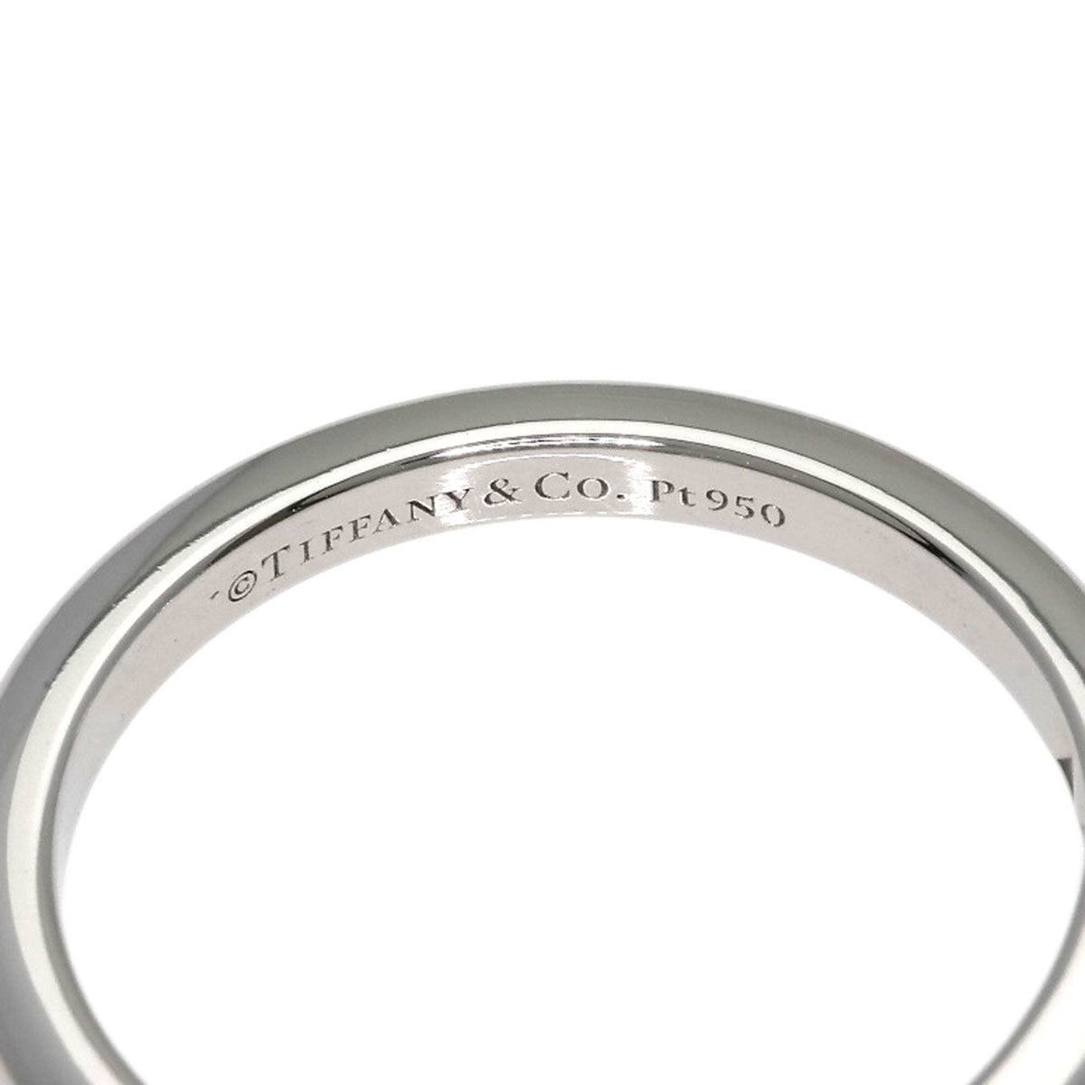 Tiffany Platinum 950 Band Ring (Pre-Owned)