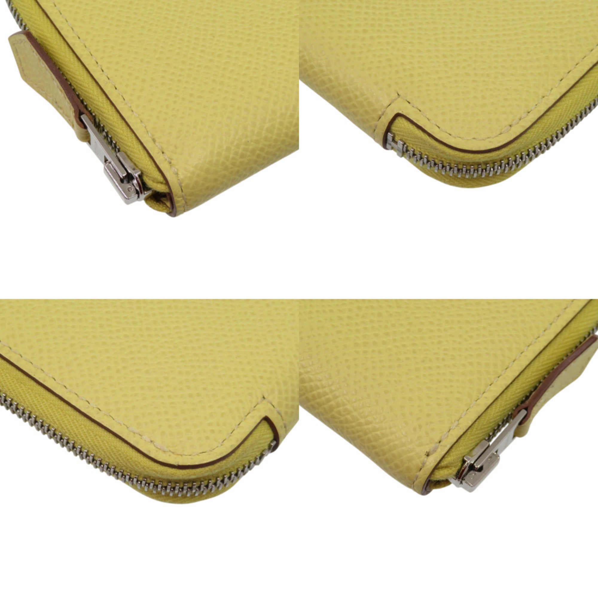 Hermes Yellow Epsom Leather Coin Purse/Coin Case (Pre-Owned)