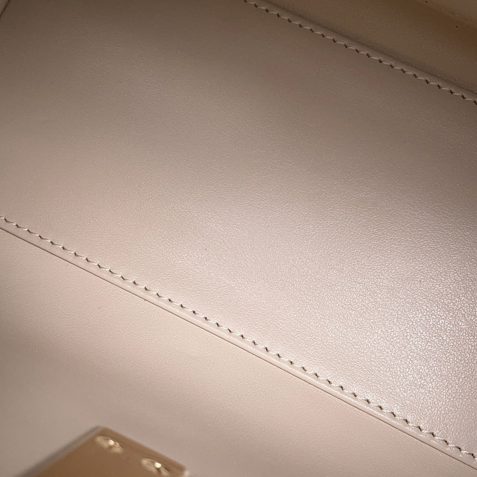 Valextra Light Gray Leather Handbag (Pre-Owned)