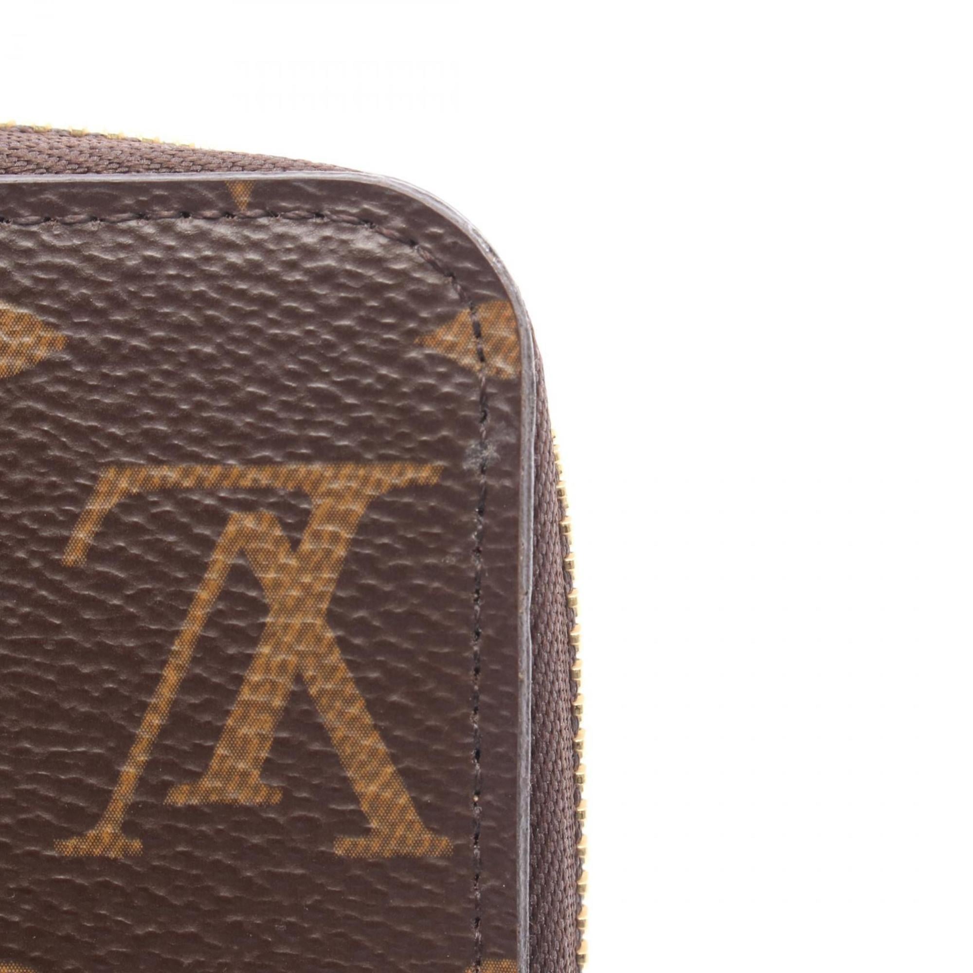 Louis Vuitton Brown Monogram Pink Monogram Long Wallet (Bi-Fold) (Pre-Owned)