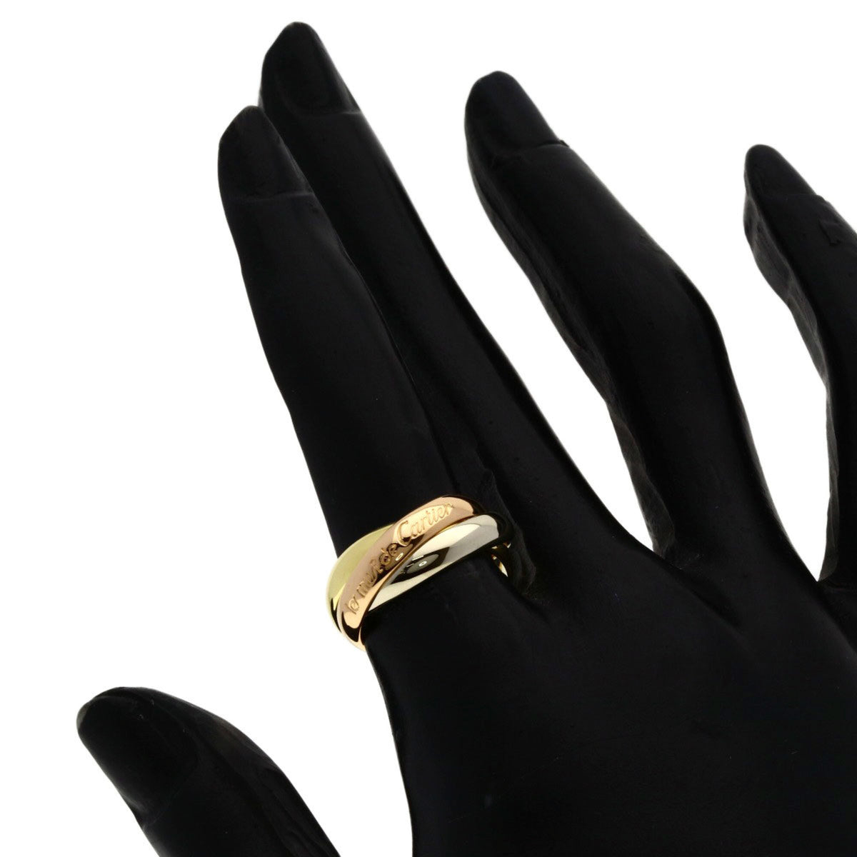 Cartier Trinity Yellow Gold (18K) Pink Gold (18K) White Gold (18K) Band Ring (Pre-Owned)