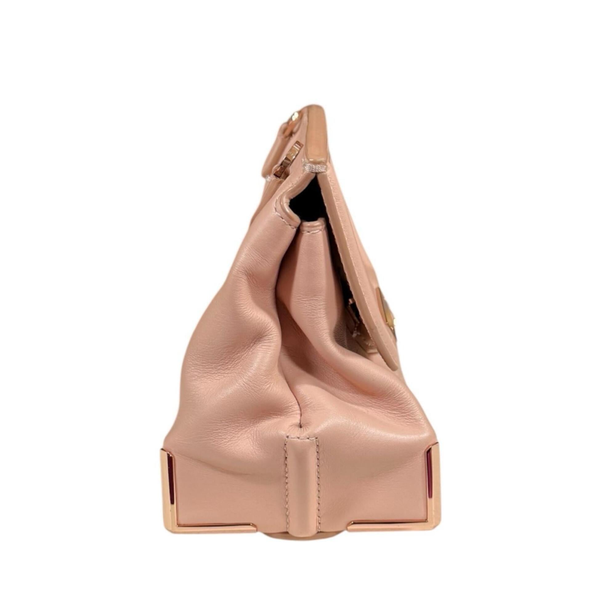Alexander Wang Pink Pink Beige Leather Shoulder Bag (Pre-Owned)