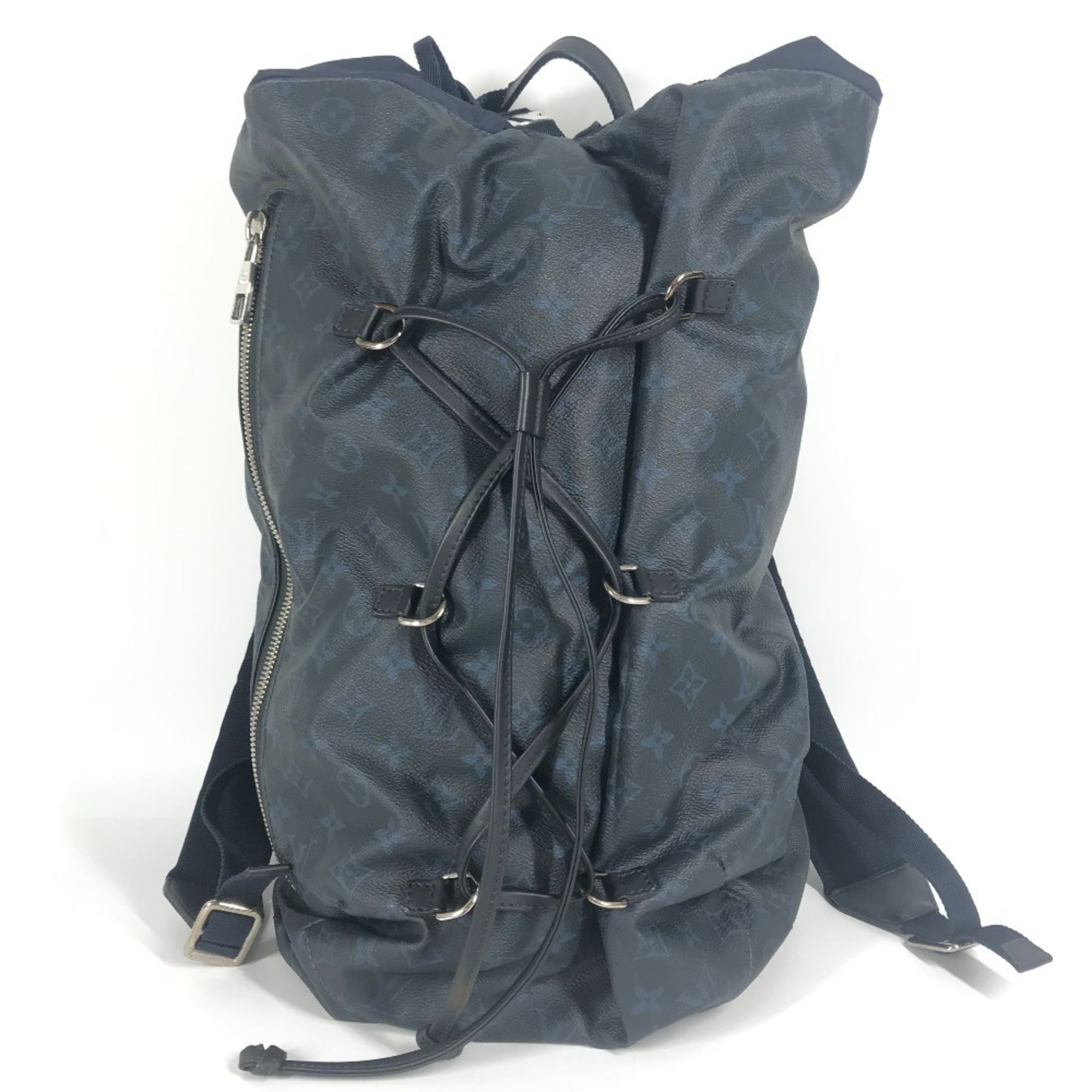 Louis Vuitton Blue Monogram Cobalt Navy Monogram Cobalt Backpack (Pre-Owned)