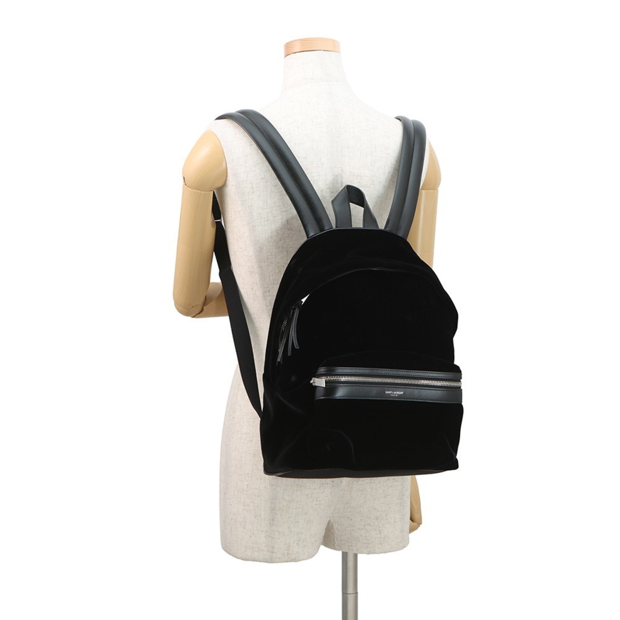Yves Saint Laurent Black Leather Backpack (Pre-Owned)
