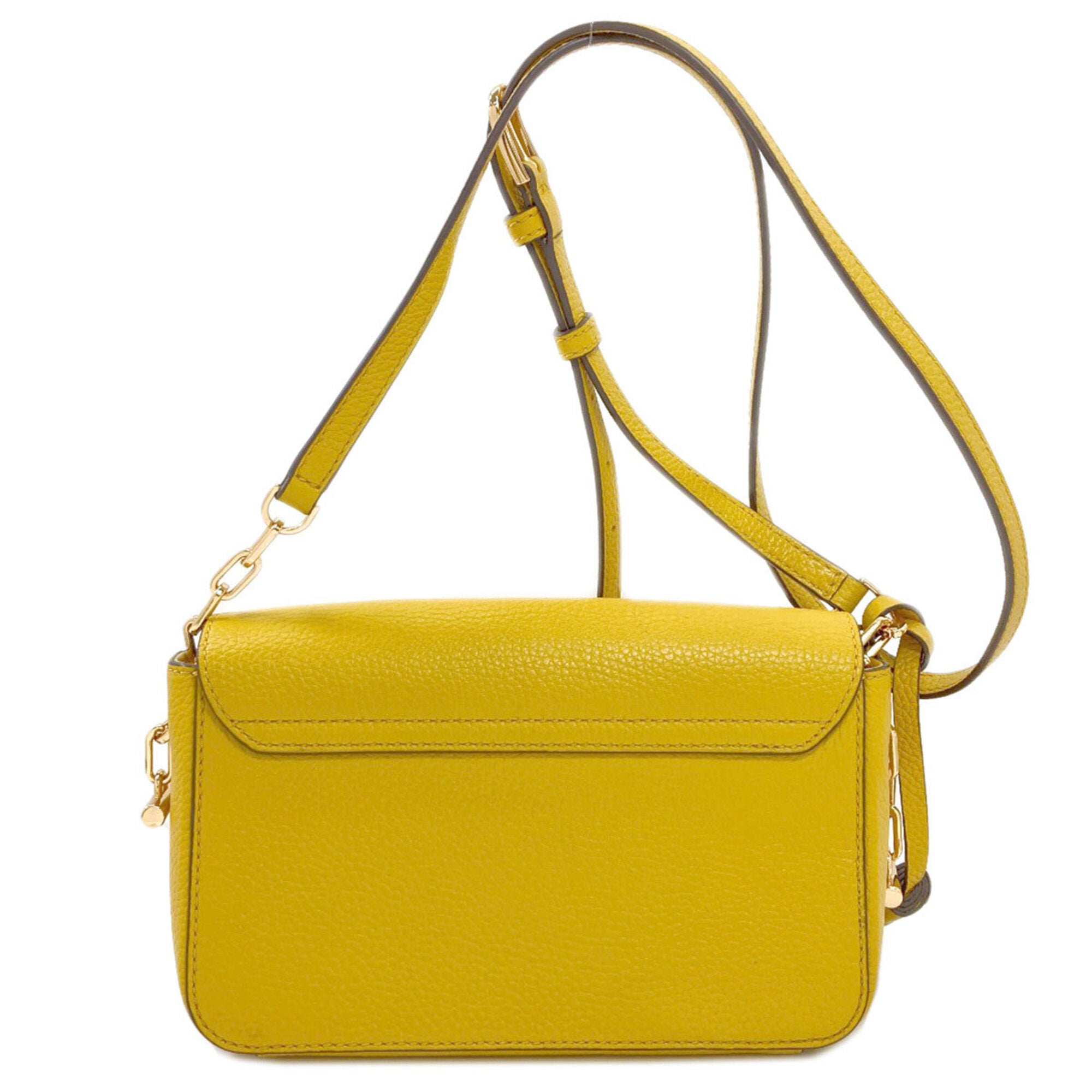 Tory Burch Yellow Leather Shoulder Bag (Pre-Owned)