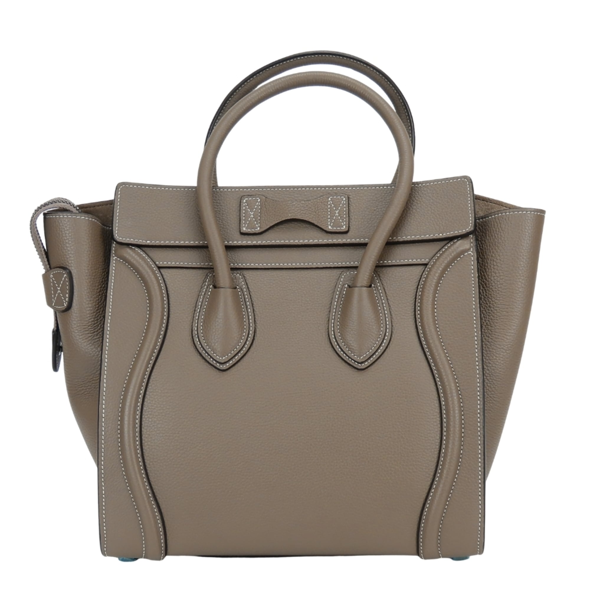 Celine Grayish Leather Tote Bag (Pre-Owned)