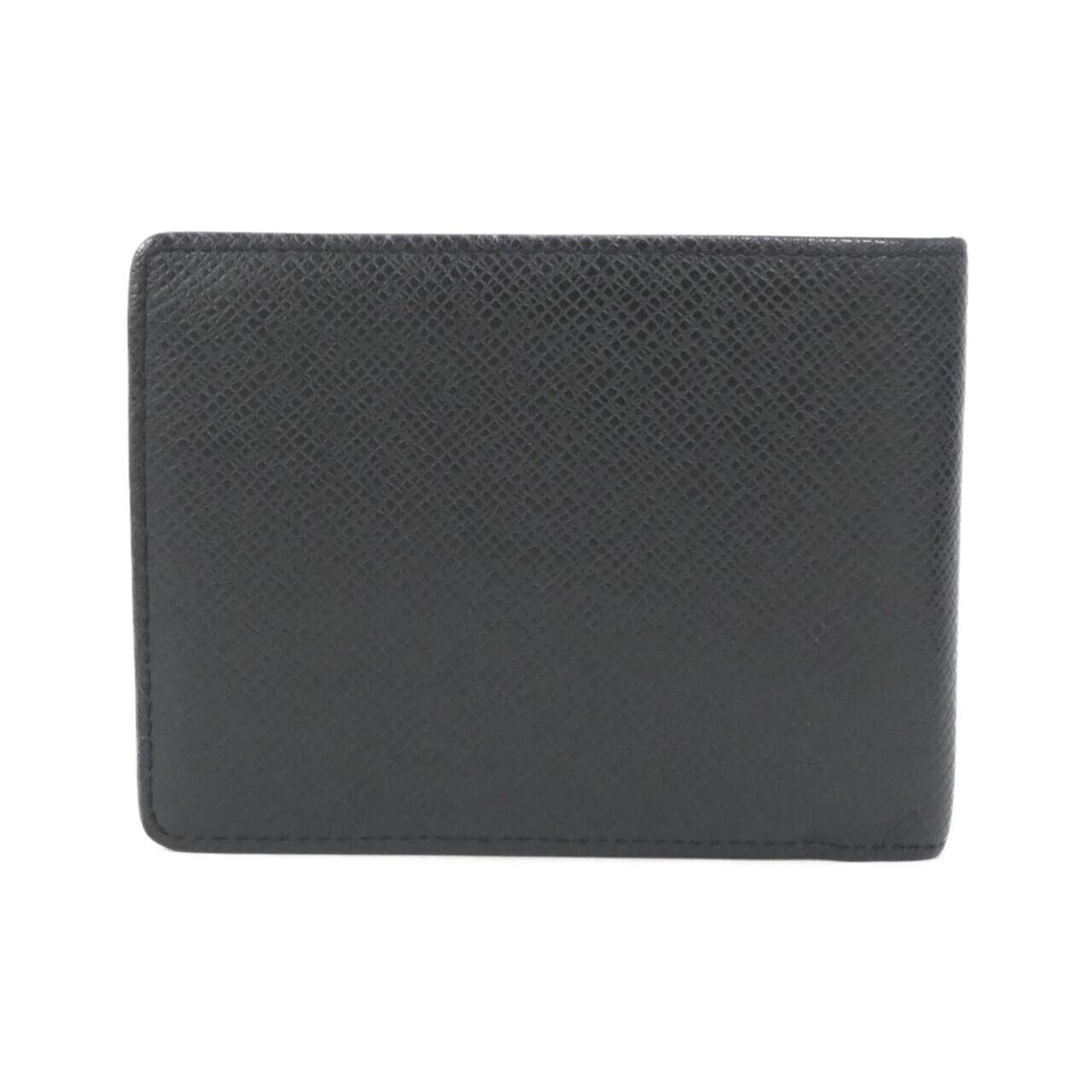 Louis Vuitton Black Leather Bill Wallet (Bi-Fold) (Pre-Owned)