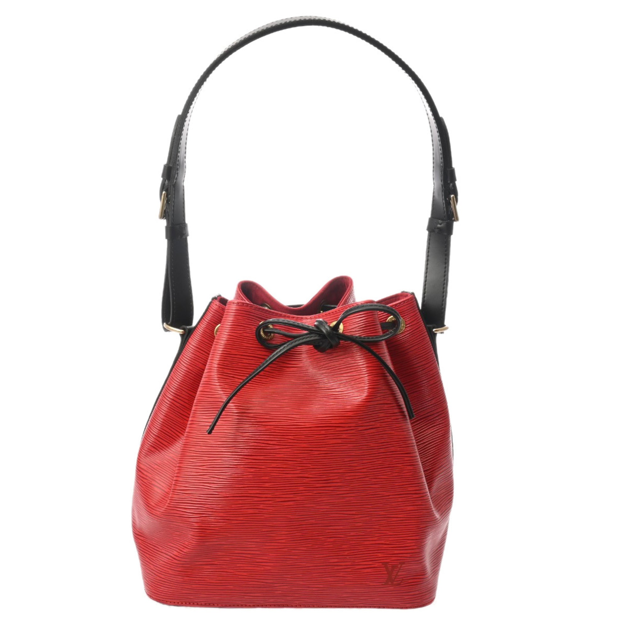Louis Vuitton Noir Red Color Epi Leather Shoulder Bag (Pre-Owned)