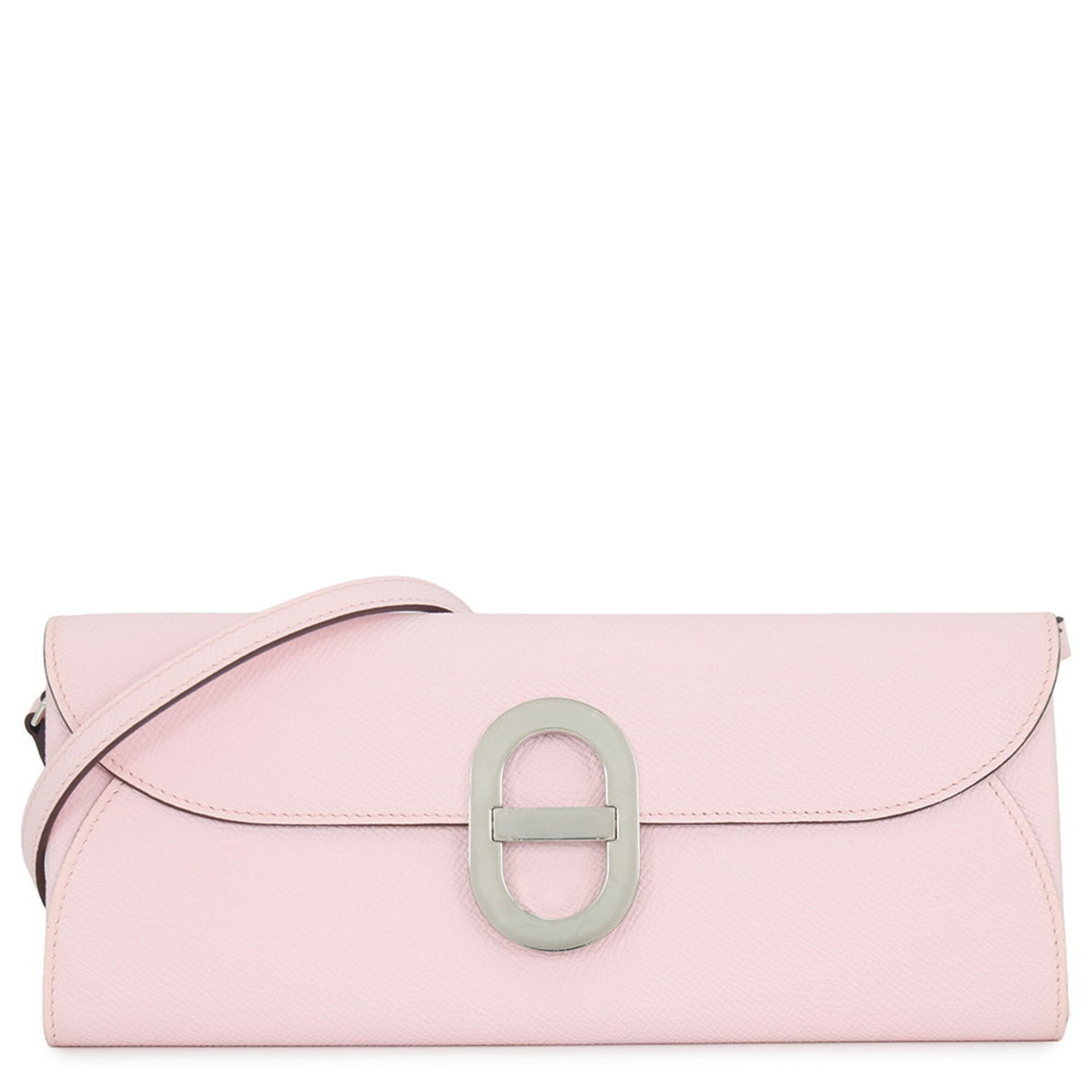 Hermes Pink Epsom Leather Chain/Shoulder Wallet (Pre-Owned)
