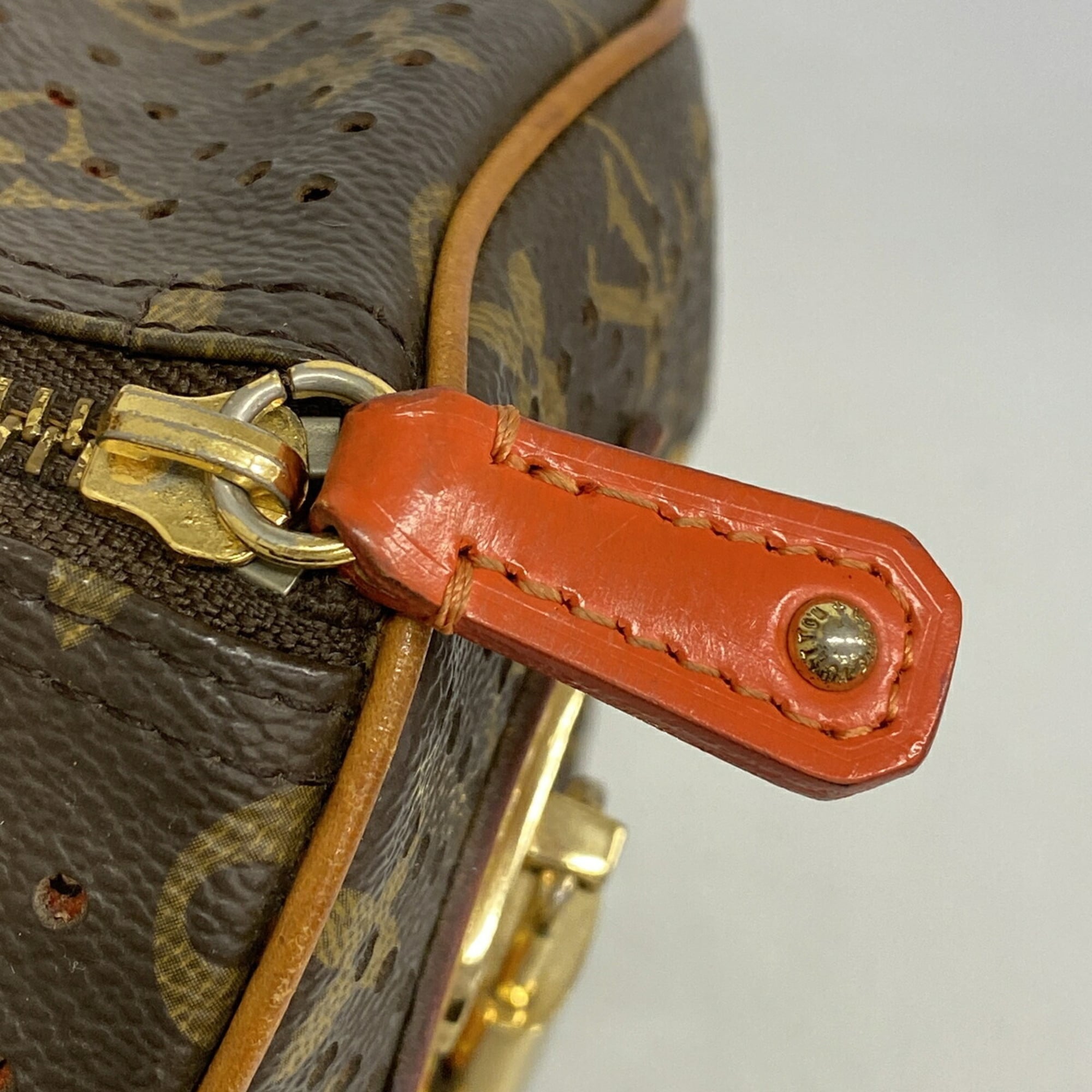Louis Vuitton Lv Orange Handbag (Pre-Owned)