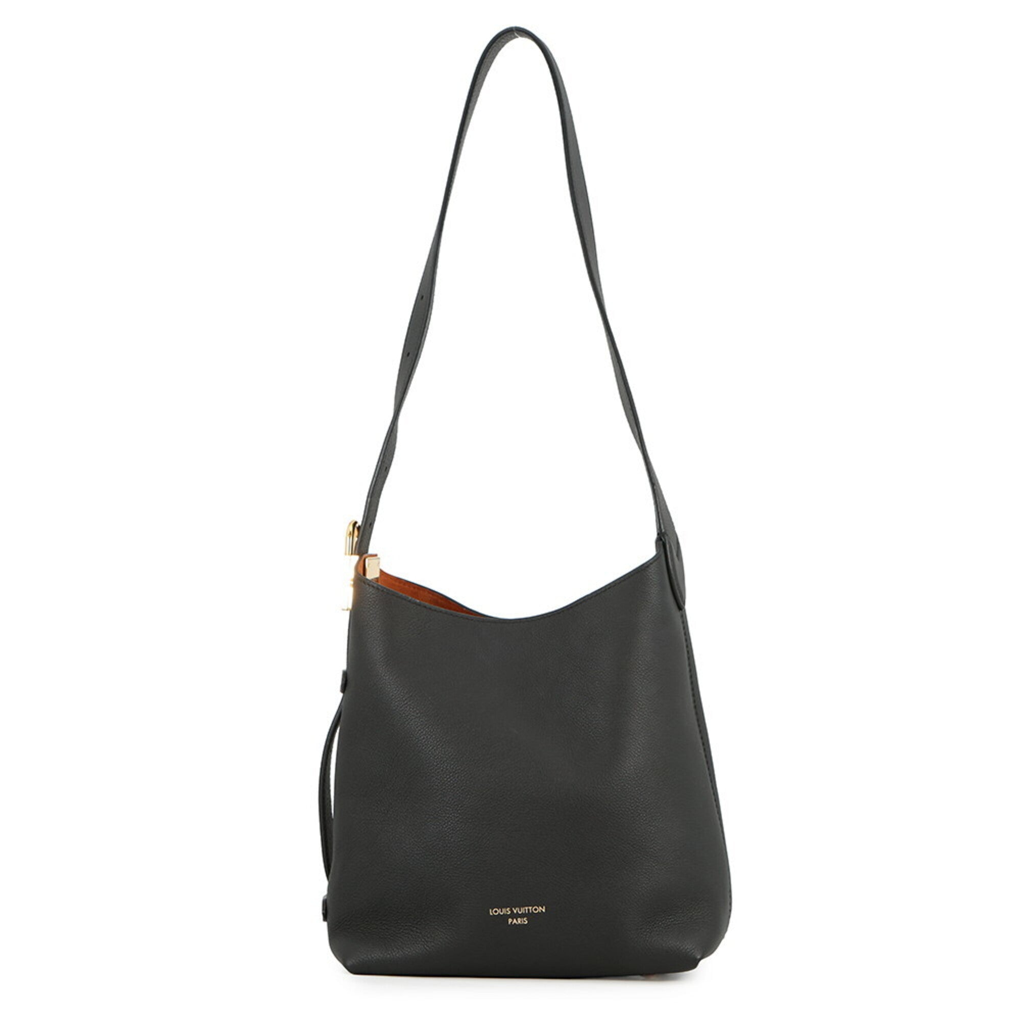 Louis Vuitton Monogram Black Noir Leather Handbag Shoulder Bag (Pre-Owned)