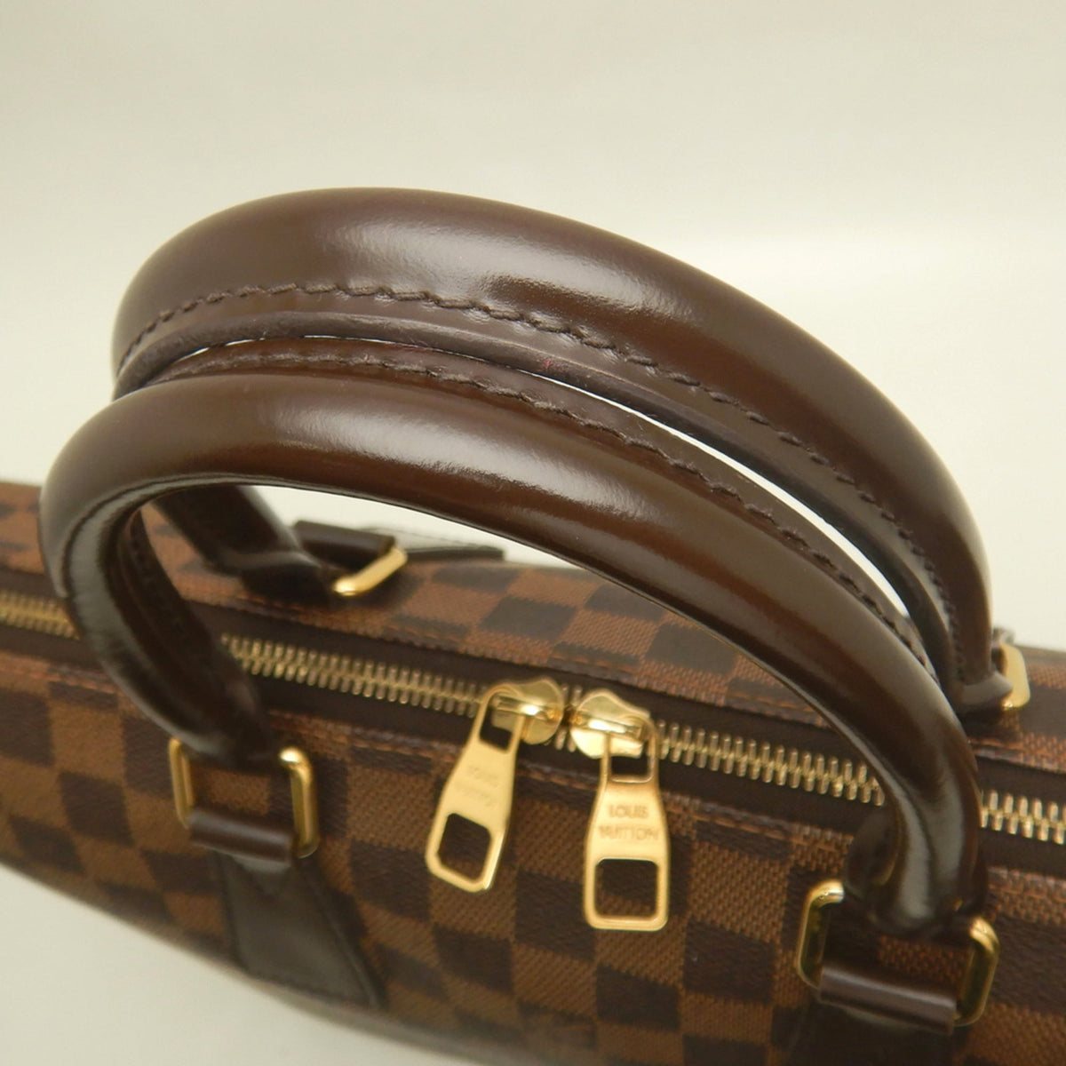 Louis Vuitton Damier Canvas Ebene Damier Canvas Briefcase Handbag Shoulder Bag (Pre-Owned)