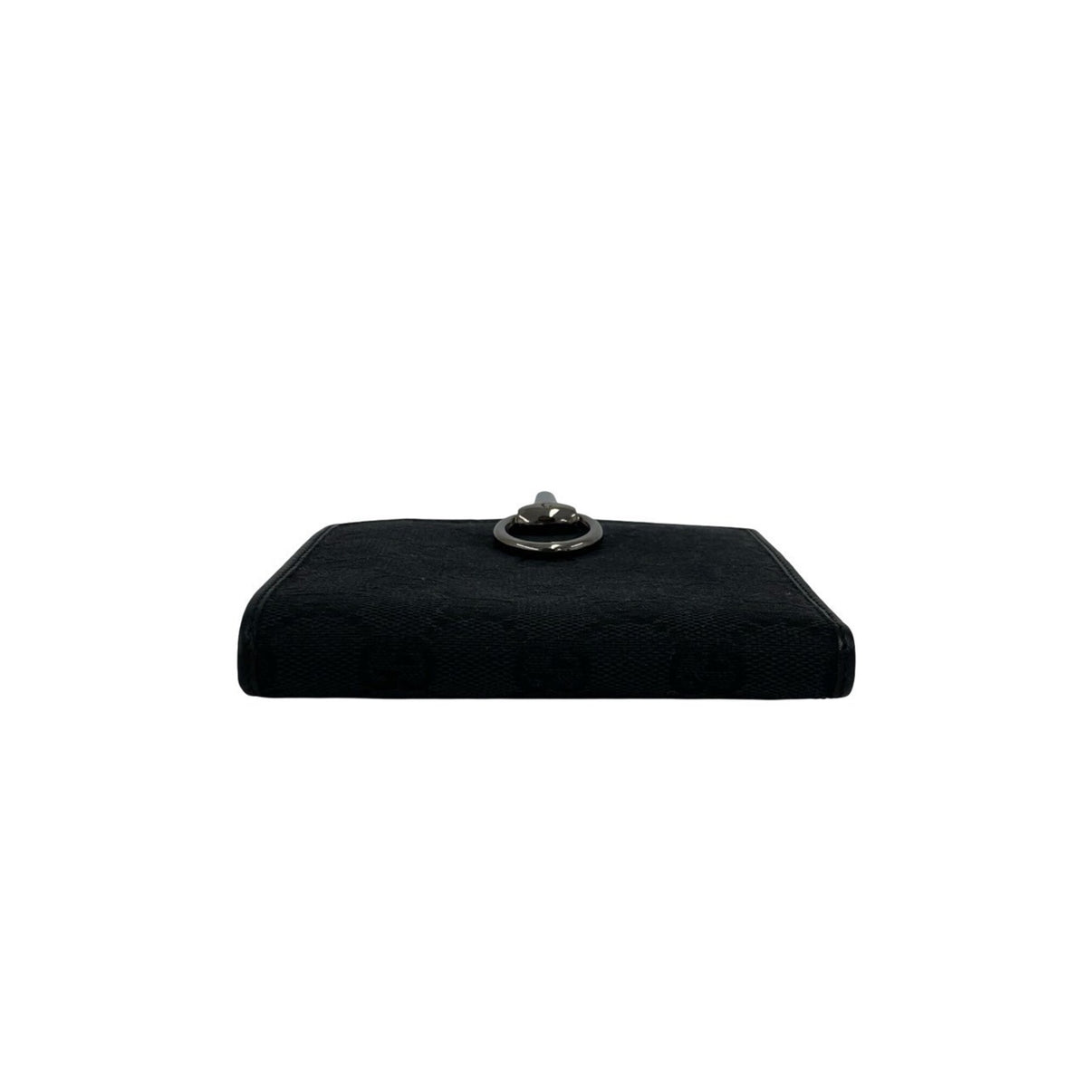 Gucci Black Canvas Leather Wallet (Bi-Fold) (Pre-Owned)