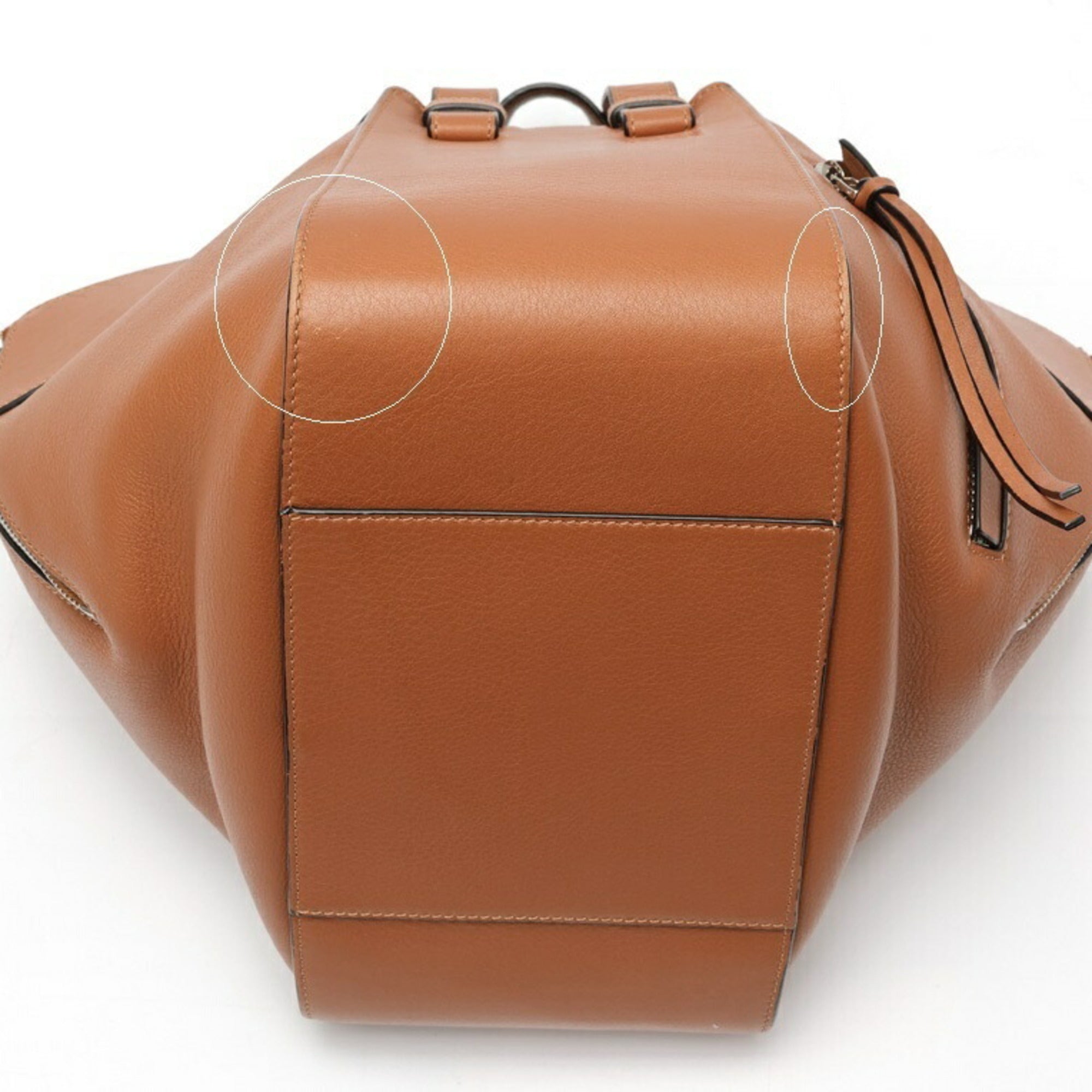 Loewe Hammock Brown Leather Shoulder Bag (Pre-Owned)