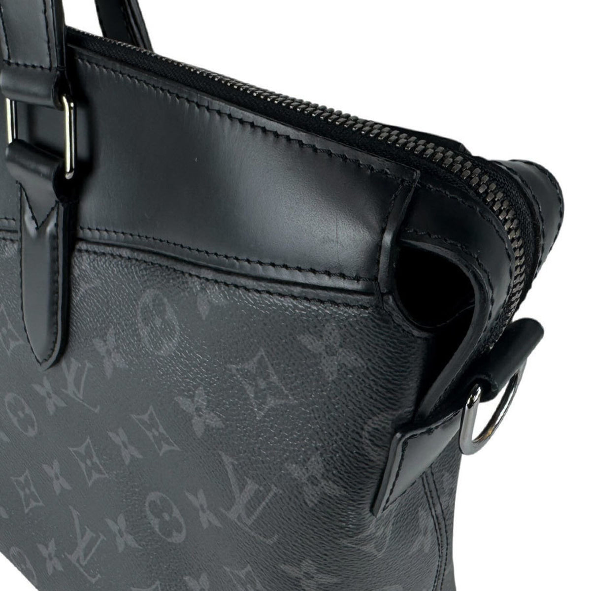 Louis Vuitton Black Gray Monogram Eclipse Monogram Eclipse Handbag Shoulder Bag (Pre-Owned)