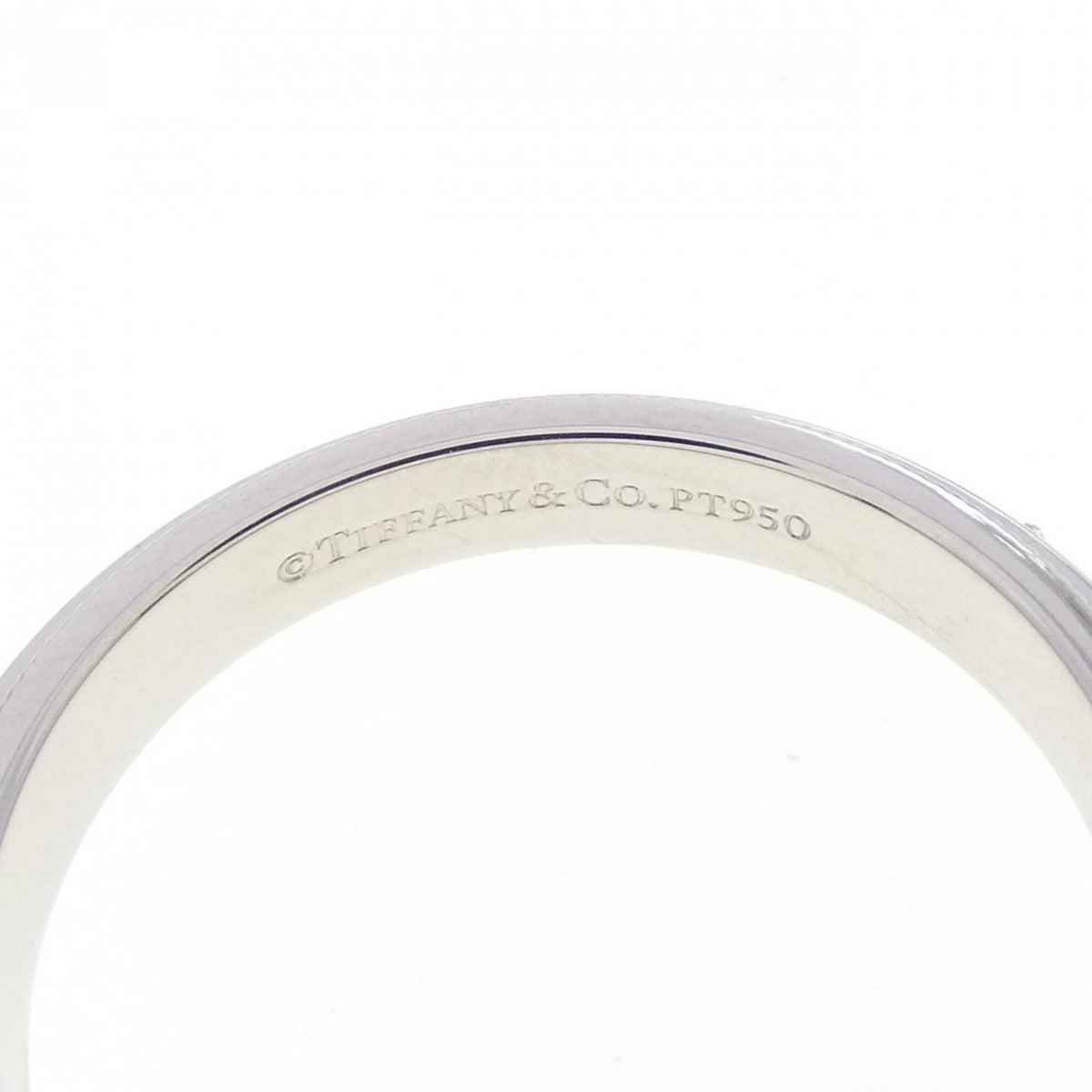 Tiffany Platinum 950 Band Ring (Pre-Owned)