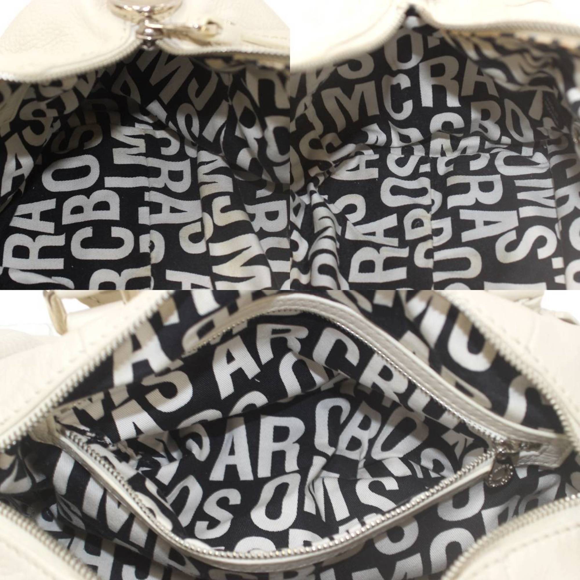 Marc By Marc Jacobs Off-White Handbag Shoulder Bag (Pre-Owned)