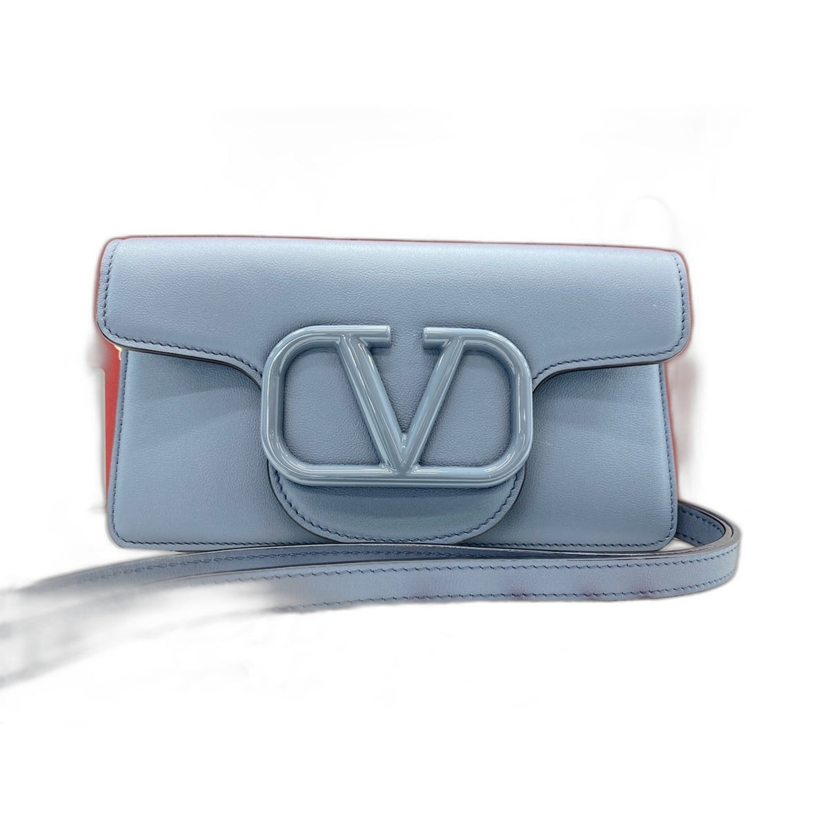 Valentino Gray Shoulder Bag (Pre-Owned)