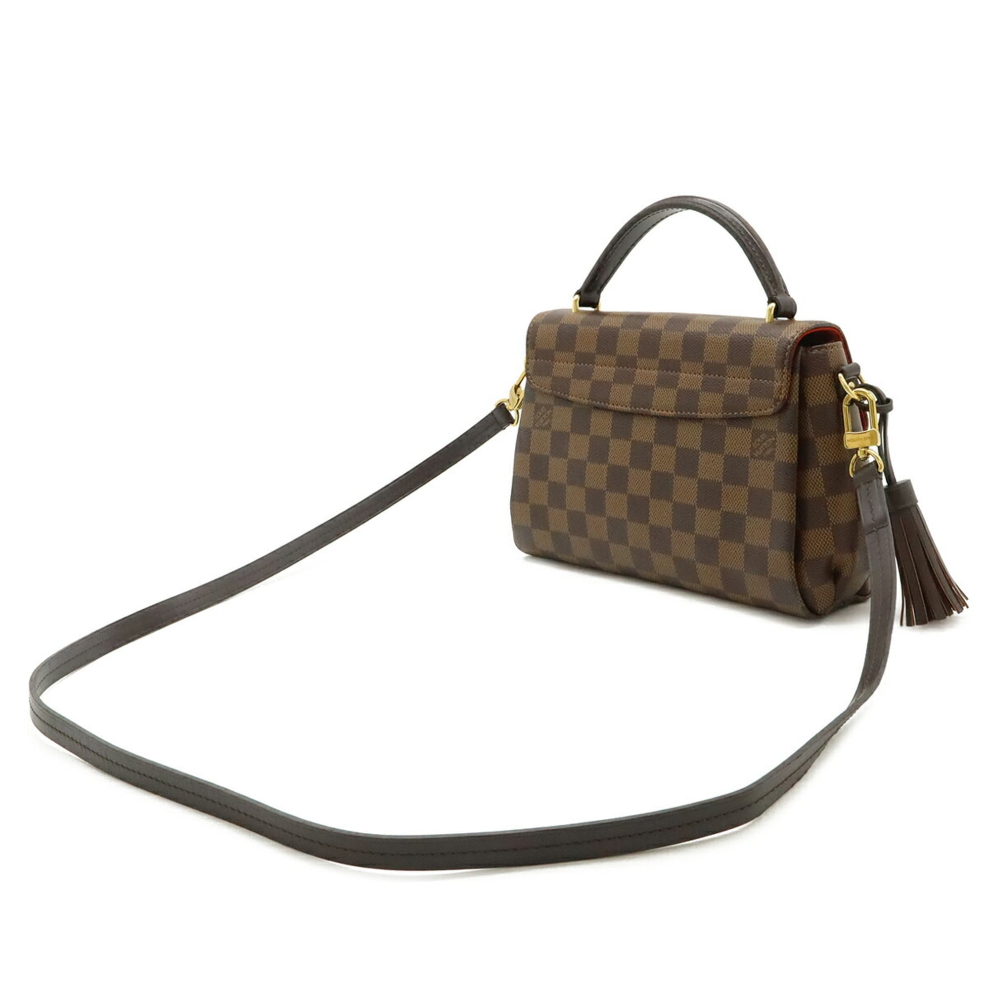 Louis Vuitton Damier Brown Pvc Handbag Shoulder Bag (Pre-Owned)