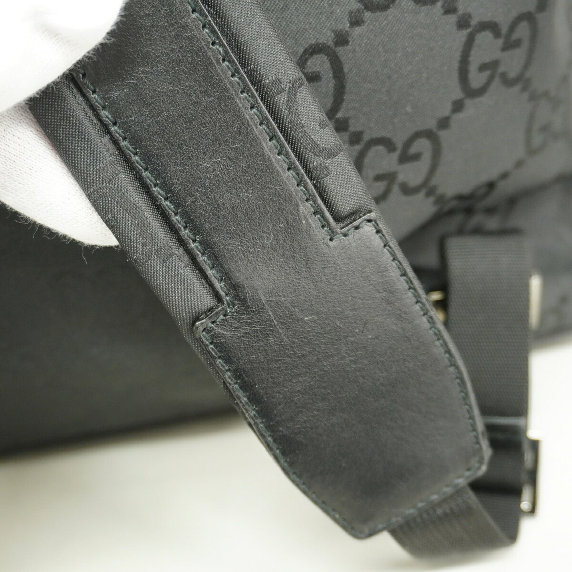 Gucci Black Nylon Backpack (Pre-Owned)