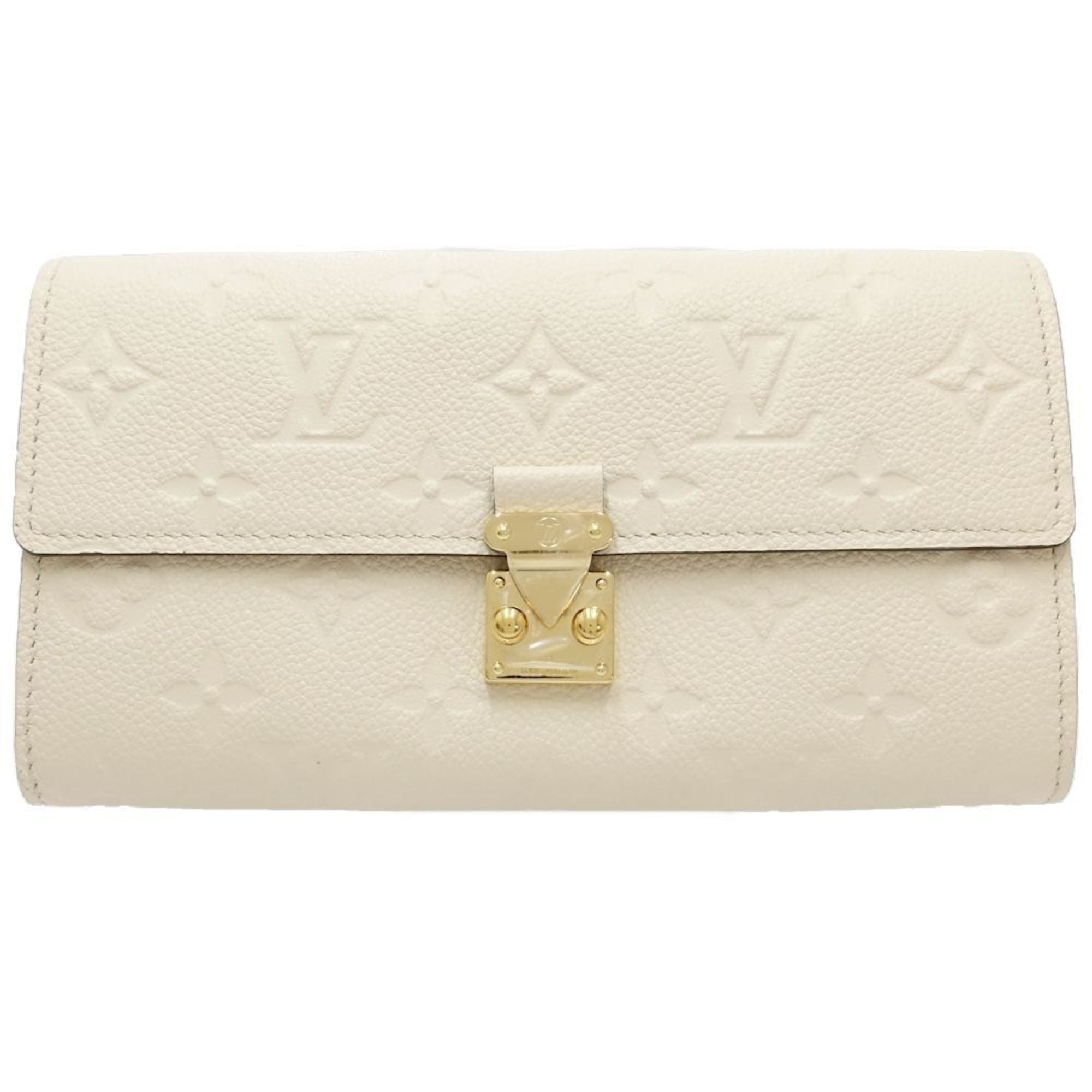 Louis Vuitton Monogram Empreinte Leather Long Wallet (Bi-Fold) (Pre-Owned)