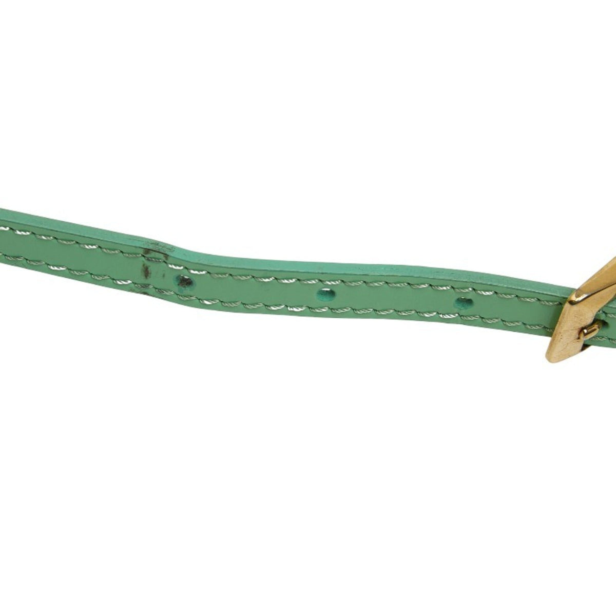 Burberry Green Patent Leather Shoulder Bag (Pre-Owned)