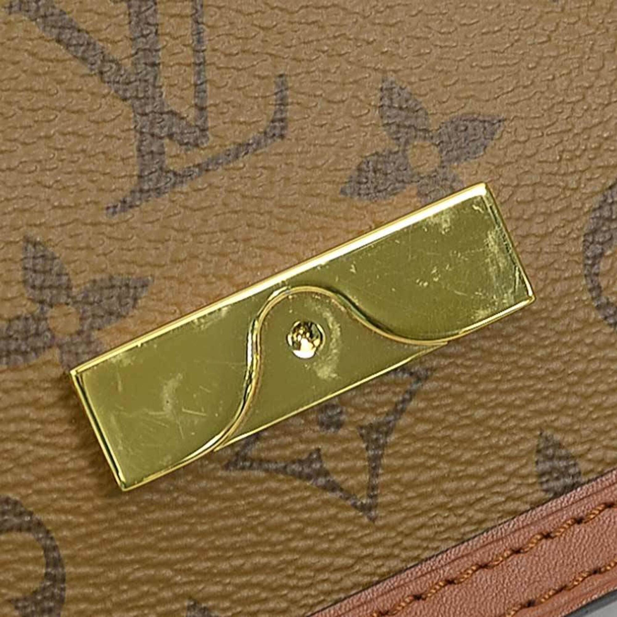 Louis Vuitton Brown Monogram Reverse Monogram Reverse Fanny Pack Shoulder Bag (Pre-Owned)