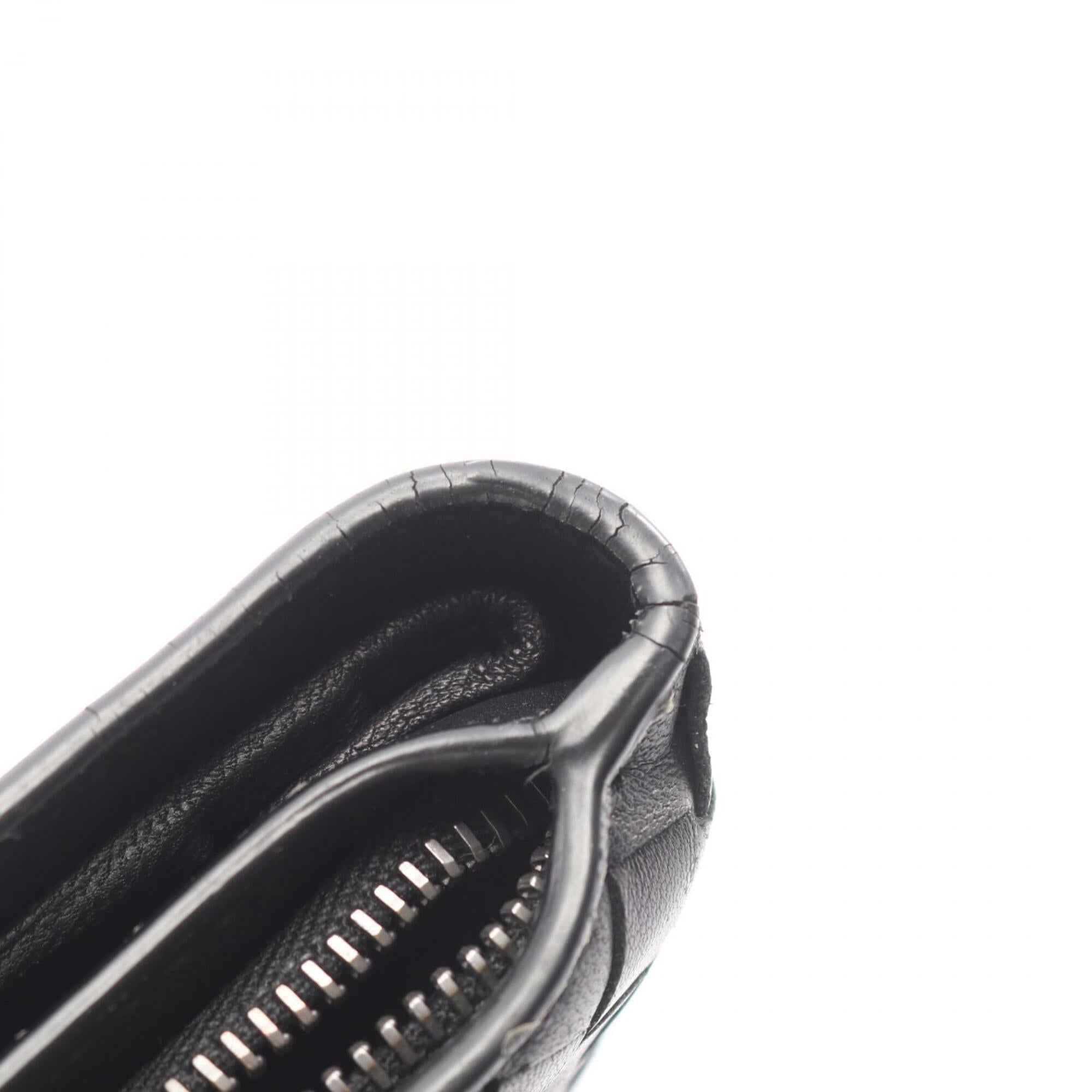 Bottega Veneta Black Intrecciato Wallet (Bi-Fold) (Pre-Owned)