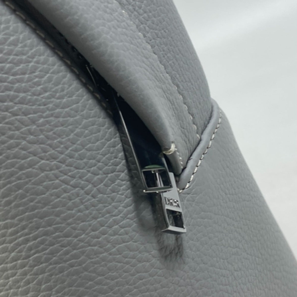 Christian Dior Gray Leather Backpack (Pre-Owned)