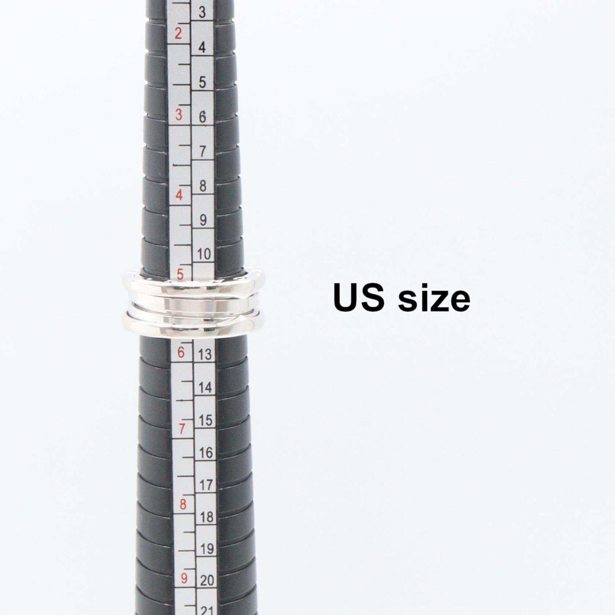 Bvlgari White Gold White Gold (18K) Band Ring (Pre-Owned)