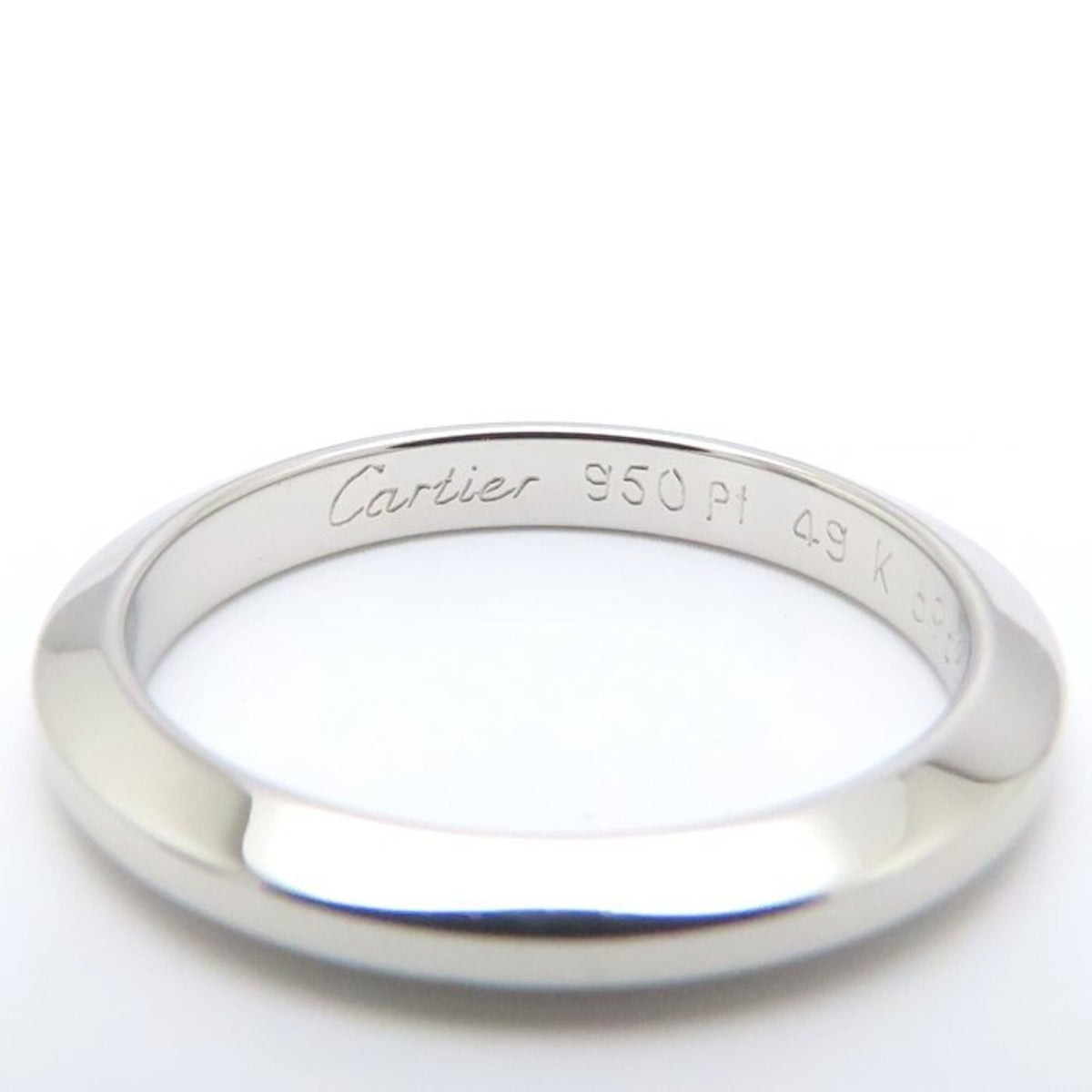 Cartier Platinum 950 Band Ring (Pre-Owned)