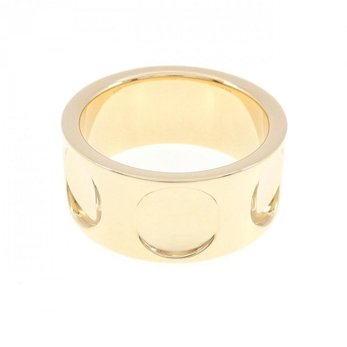 Louis Vuitton Yellow Gold Yellow Gold (18K) Band Ring (Pre-Owned)