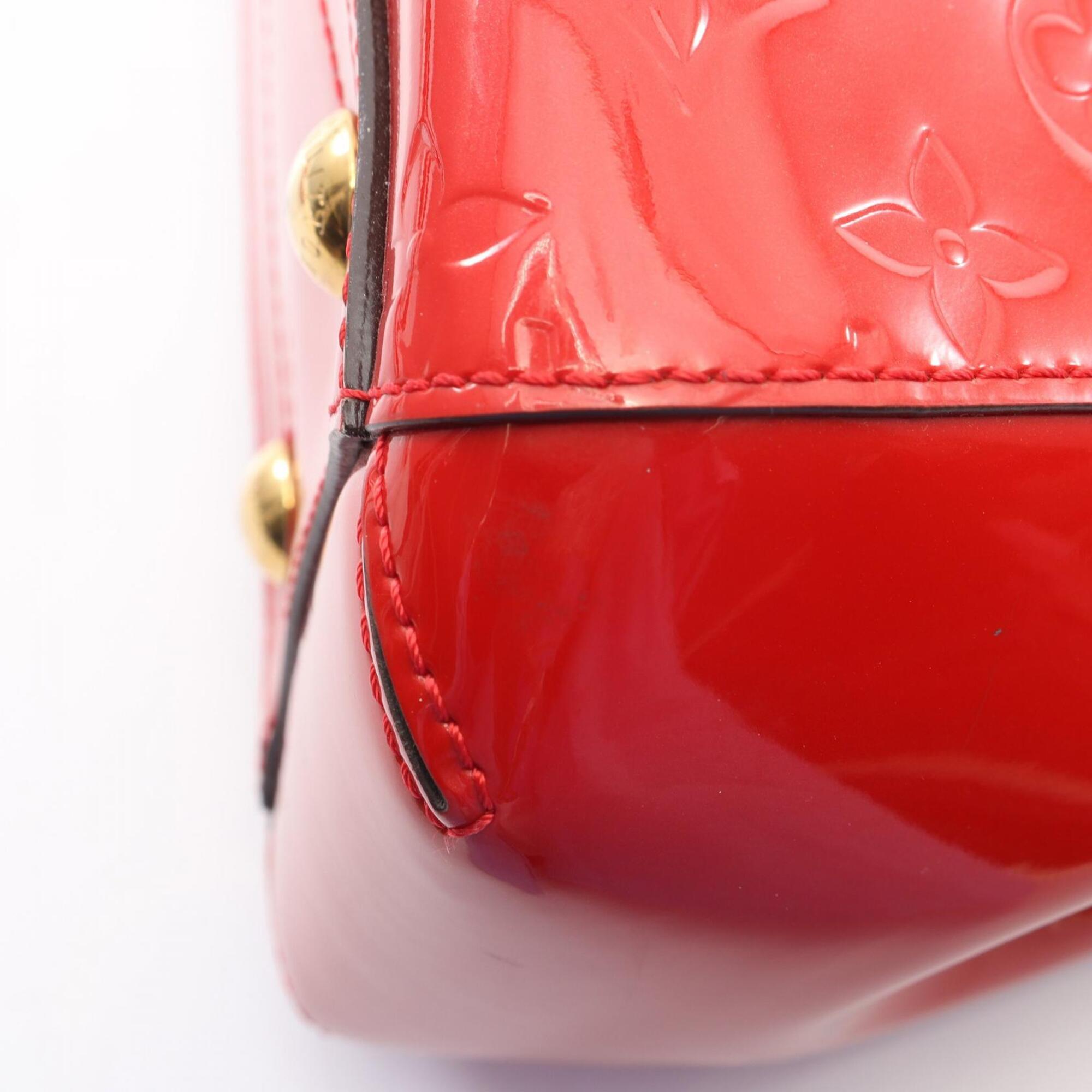 Louis Vuitton Cerise Red Color Vernis Leather Handbag (Pre-Owned)