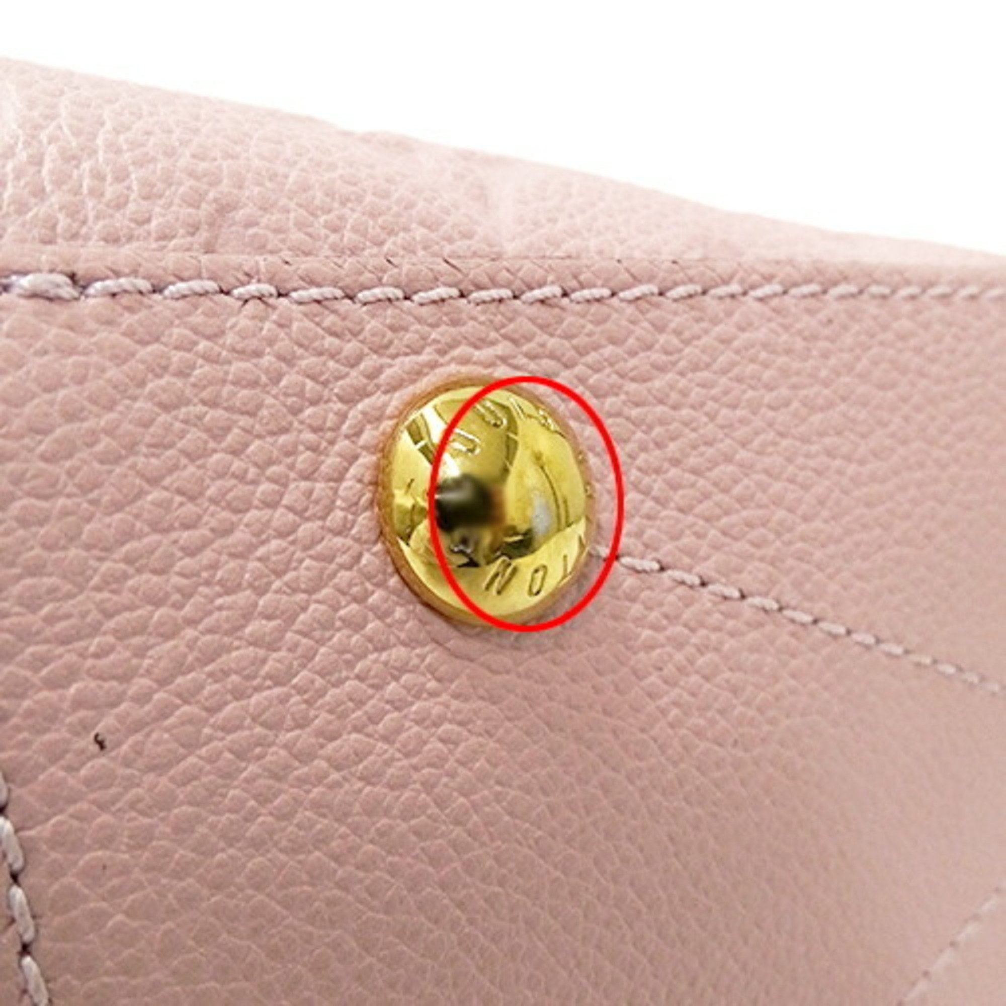 Louis Vuitton Monogram Empreinte Rose Poudre Monogram Empreinte Handbag Shoulder Bag (Pre-Owned)