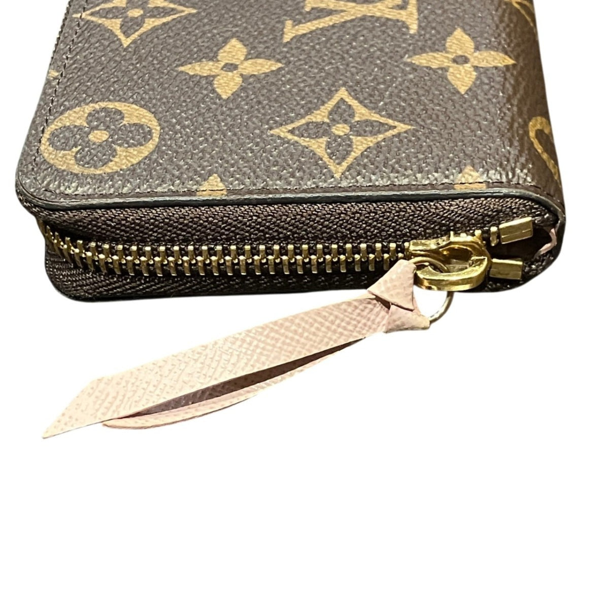 Louis Vuitton Monogram Brown Pink Monogram Long Wallet (Bi-Fold) (Pre-Owned)
