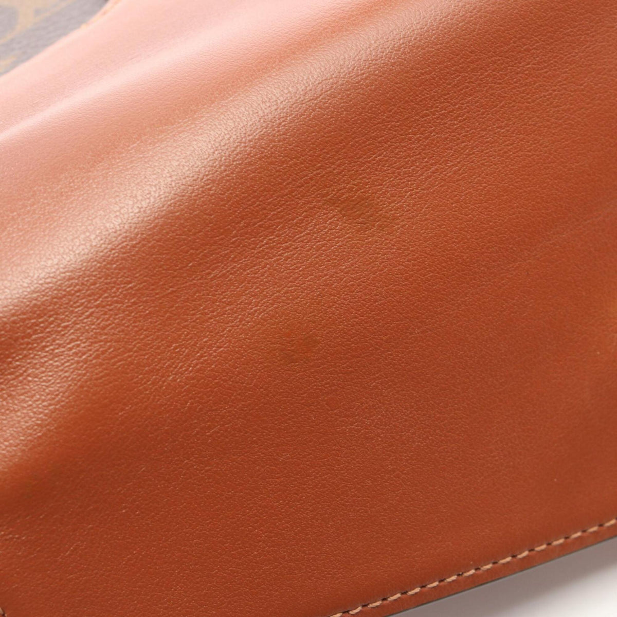 Louis Vuitton Brown Coated Canvas Leather Handbag Shoulder Bag (Pre-Owned)