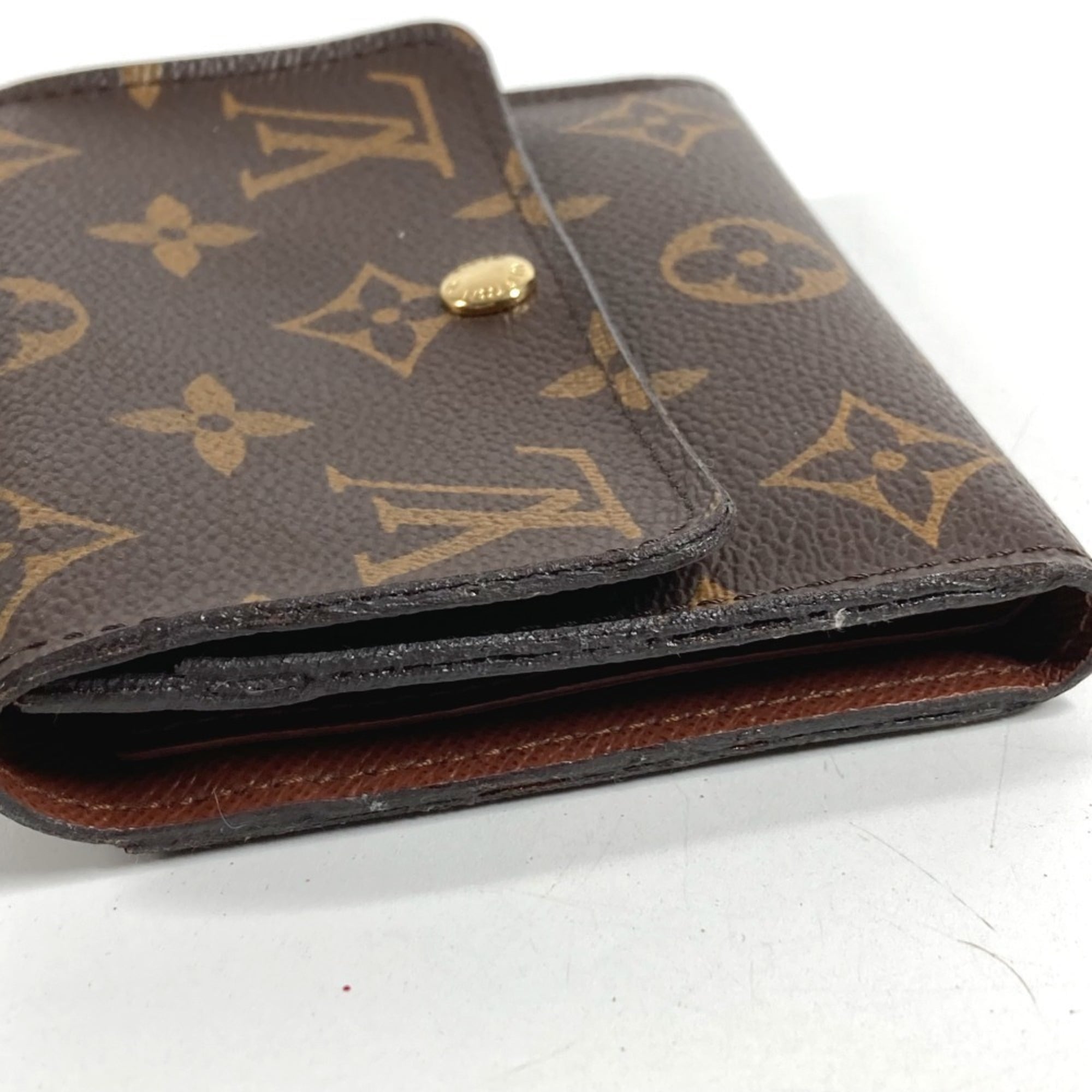 Louis Vuitton Brown Monogram Canvas Card Wallet (Pre-Owned)