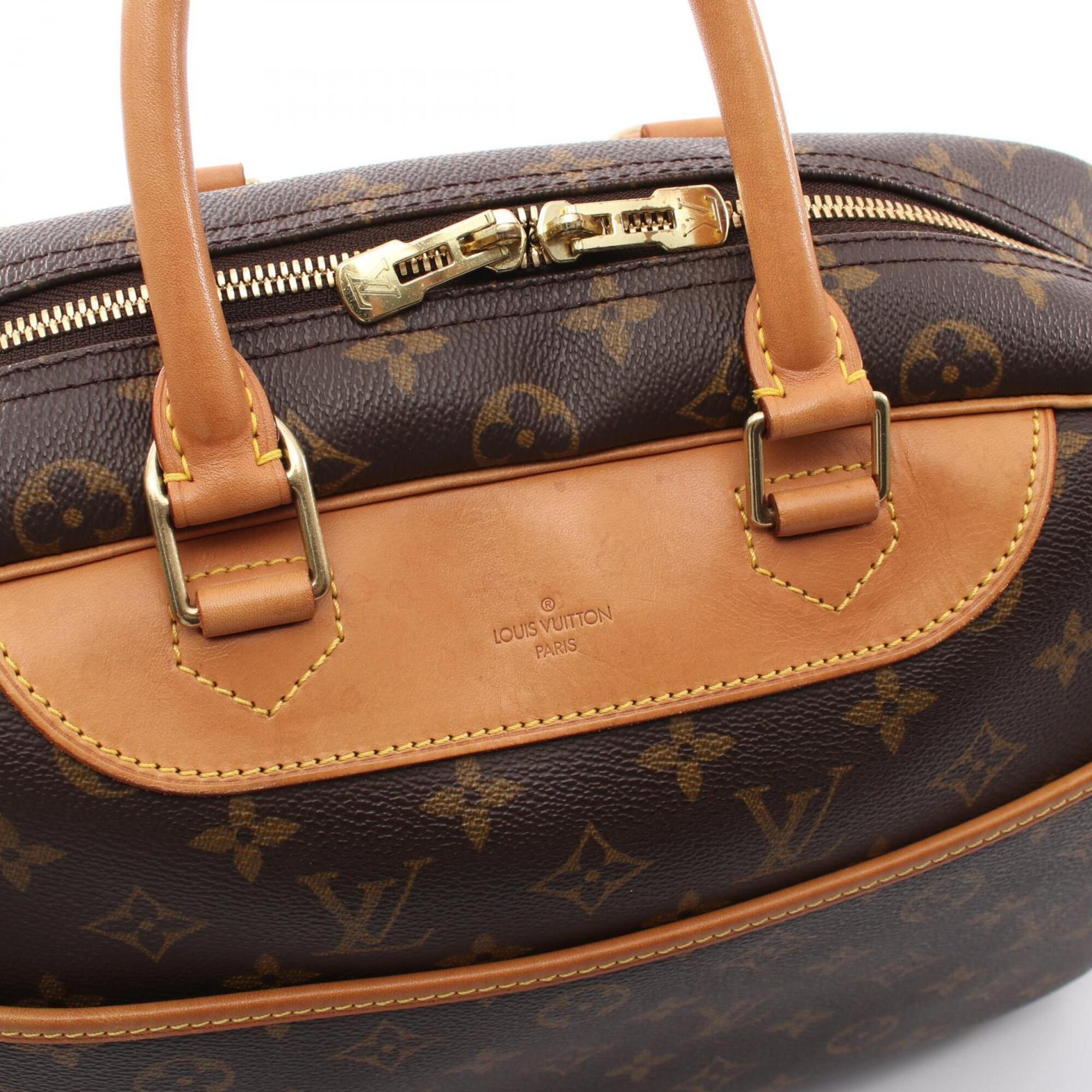 Louis Vuitton Brown Monogram Coated Canvas Handbag (Pre-Owned)