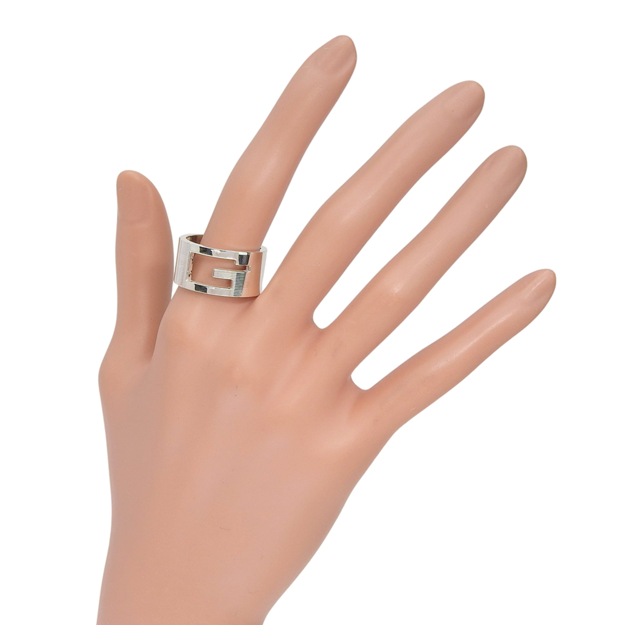 Gucci Silver 925 Band Ring (Pre-Owned)