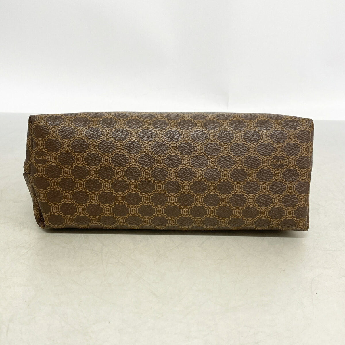 Celine Brown Pvc Pouch (Pre-Owned)