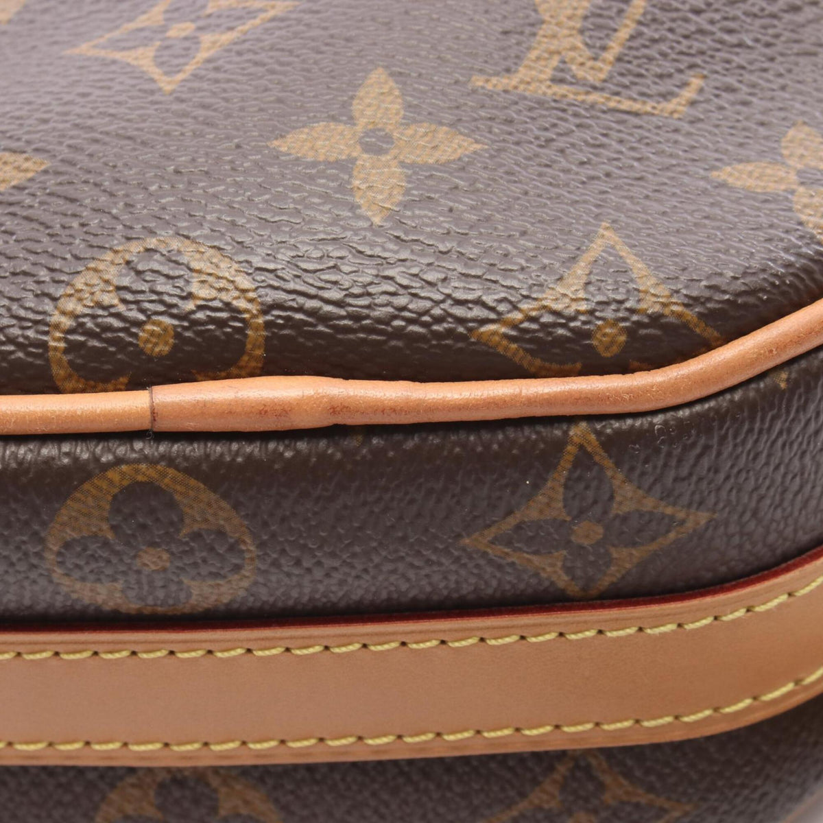 Louis Vuitton Brown Monogram Coated Canvas Handbag Shoulder Bag (Pre-Owned)