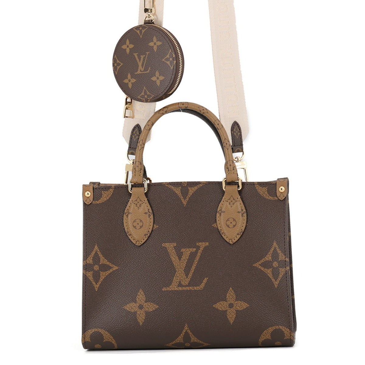 Louis Vuitton Monogram Reverse Red Color Monogram Reverse Handbag Shoulder Bag (Pre-Owned)