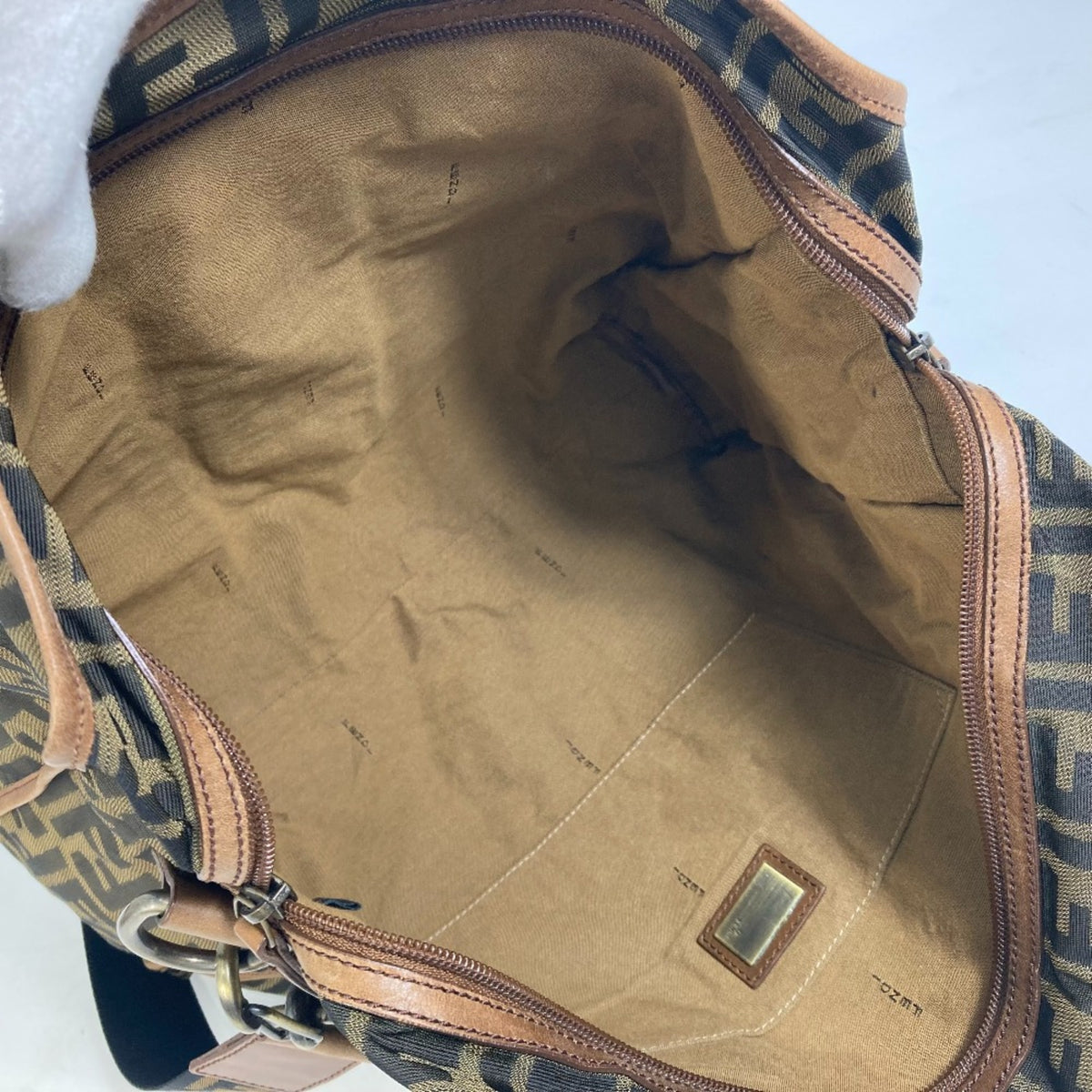 Fendi Brown Leather Tote Bag (Pre-Owned)