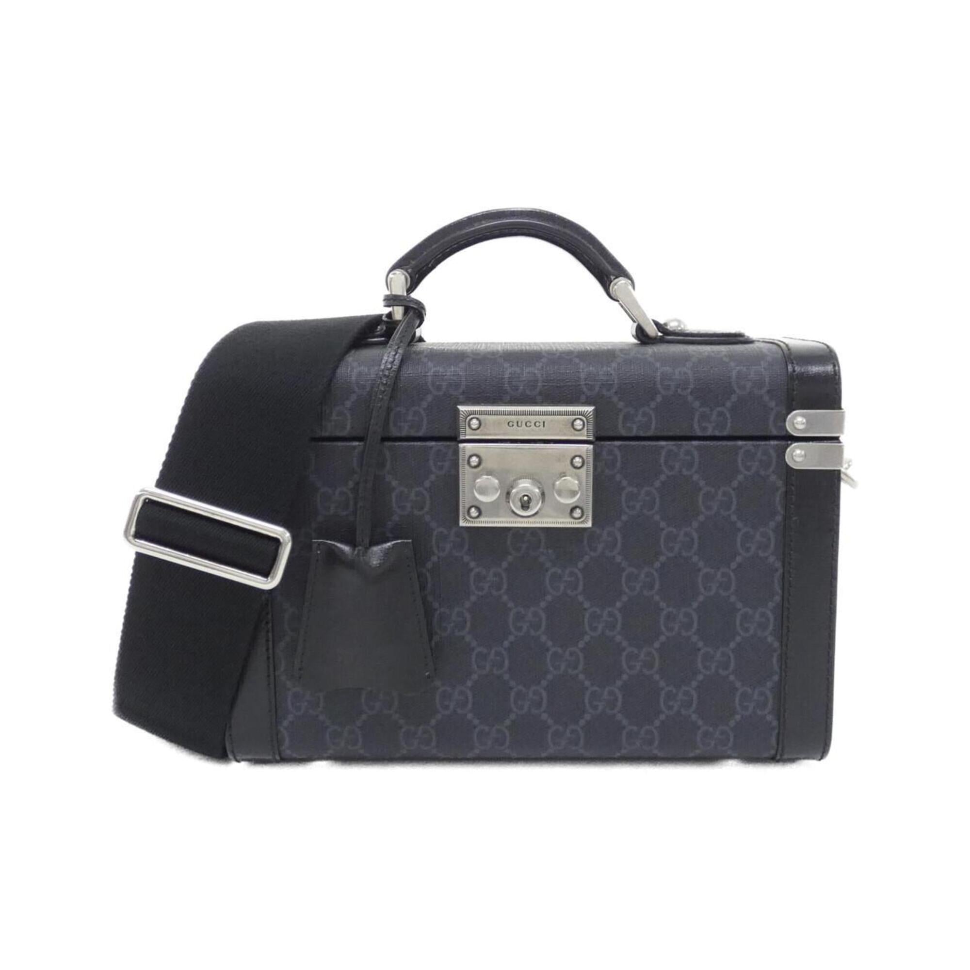 Gucci Black Gg Supreme Handbag (Pre-Owned)