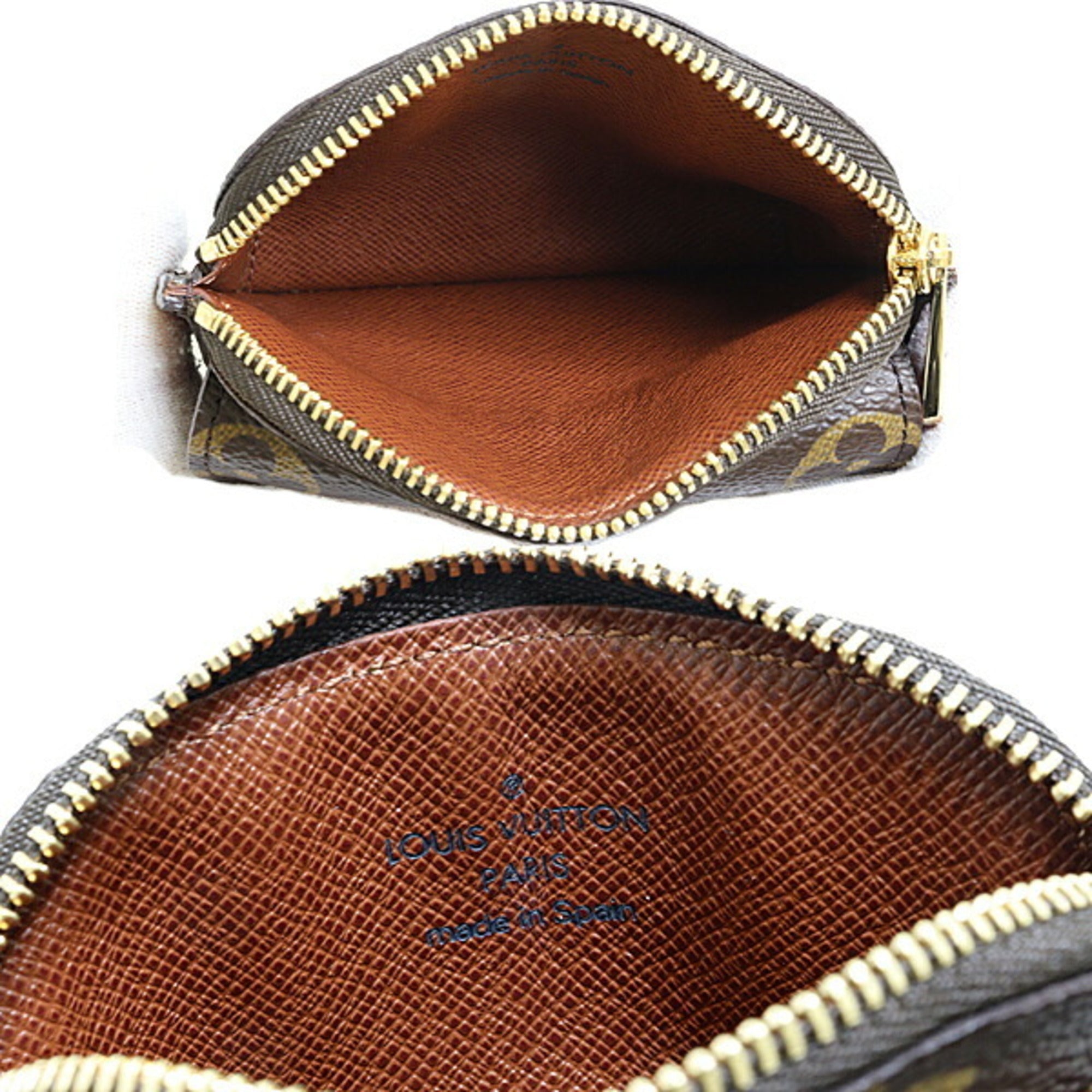 Louis Vuitton Brown Monogram Coin Purse/Coin Case (Pre-Owned)