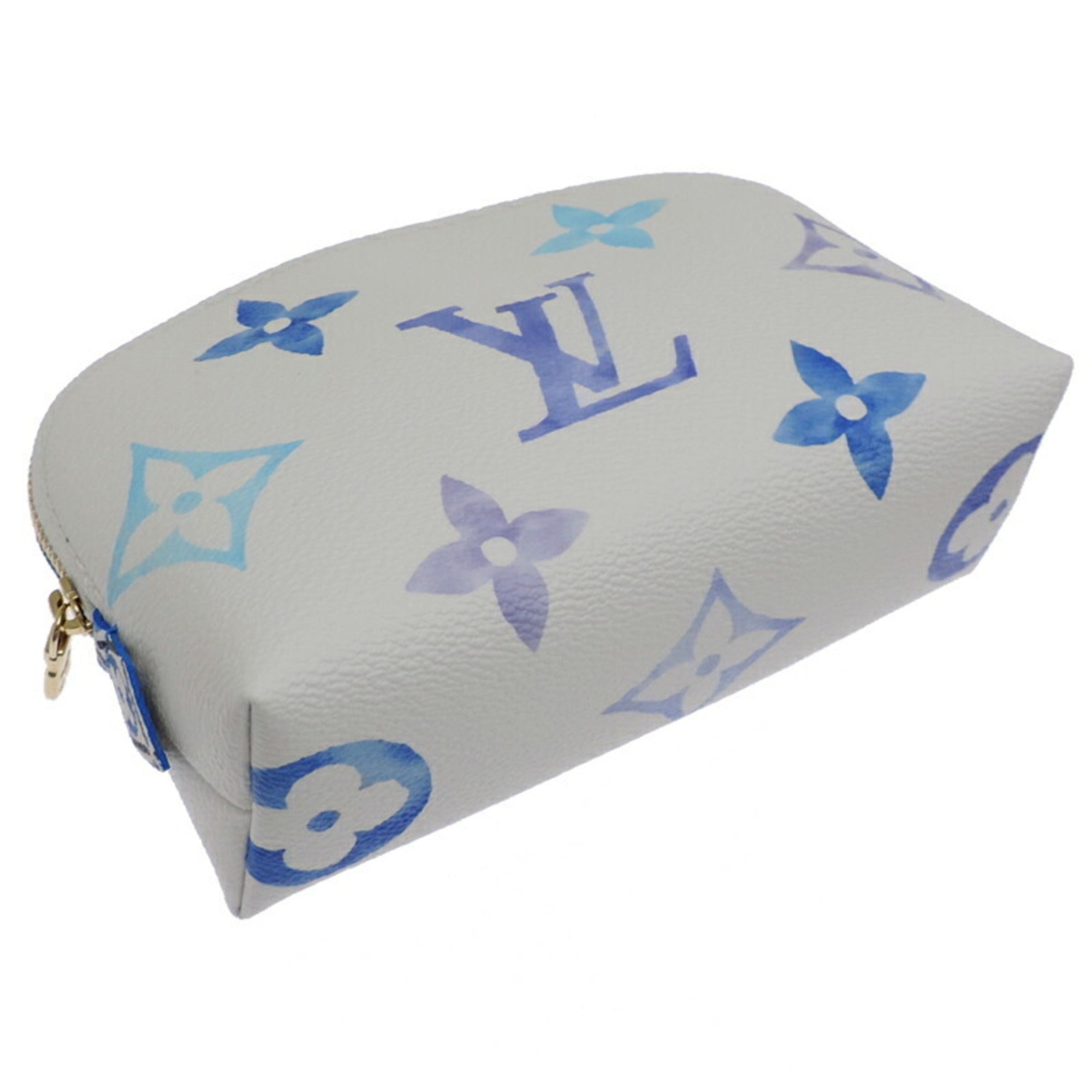 Louis Vuitton Blue White Pouch (Pre-Owned)