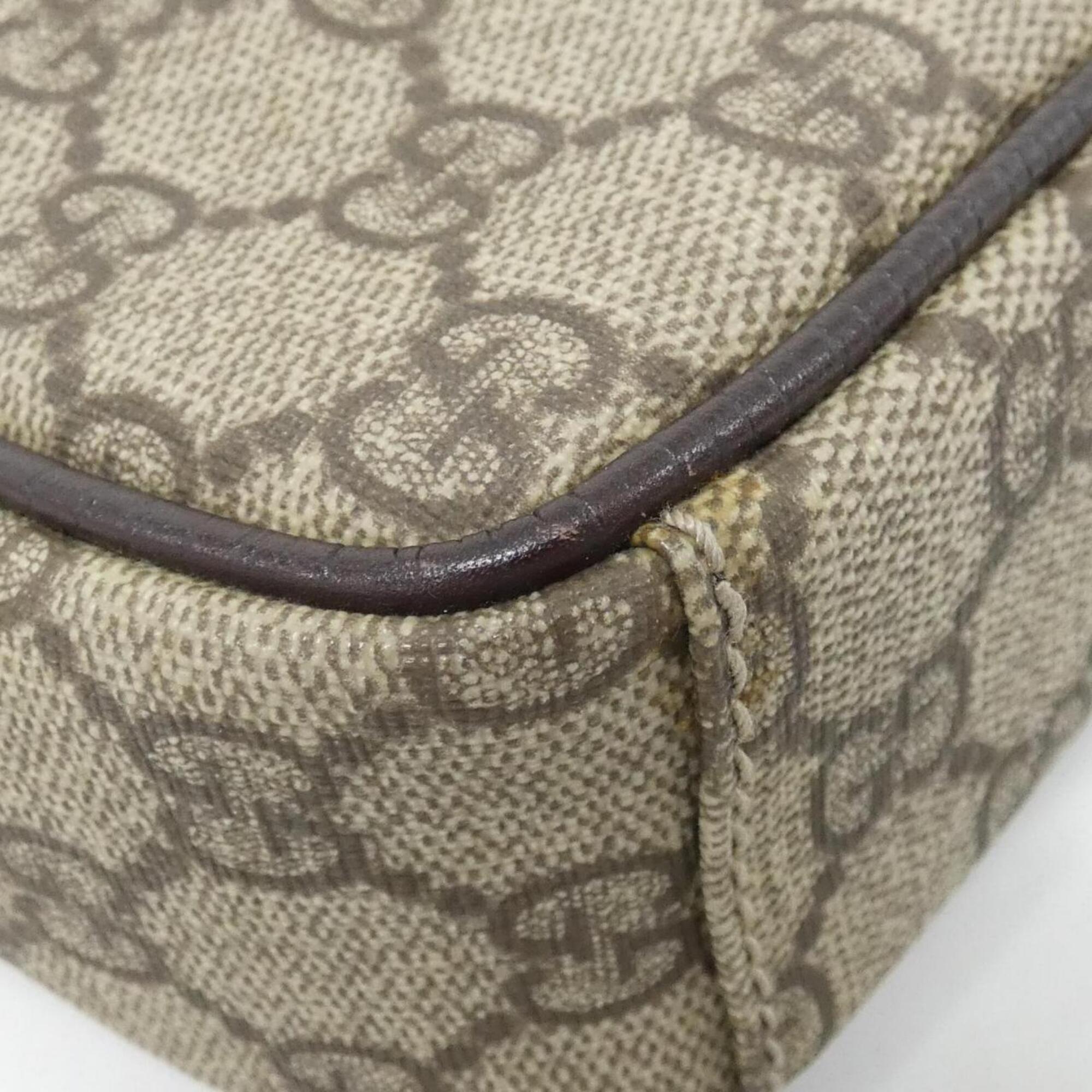 Gucci Gg Plus Beige Brown Gg Plus Shoulder Bag (Pre-Owned)